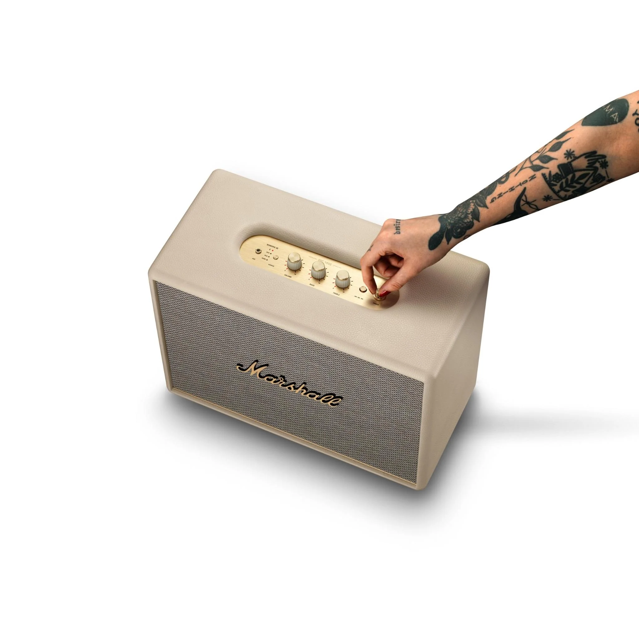 Marshall Woburn III Wireless Bluetooth Speaker (Cream) - Image 6