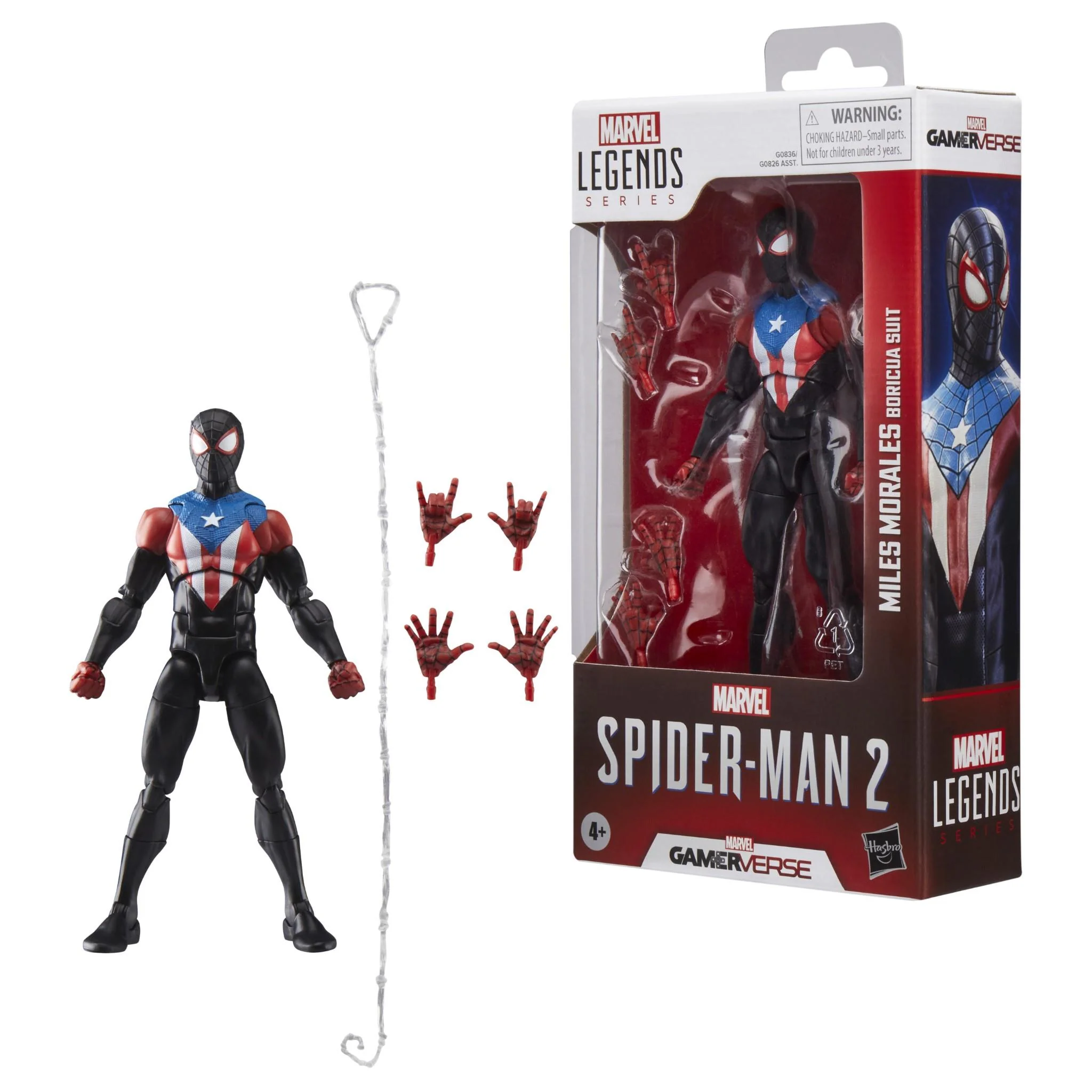 Marvel - Legends Series: Gamerverse Miles Morales Boricua Suit Figure - Image 7