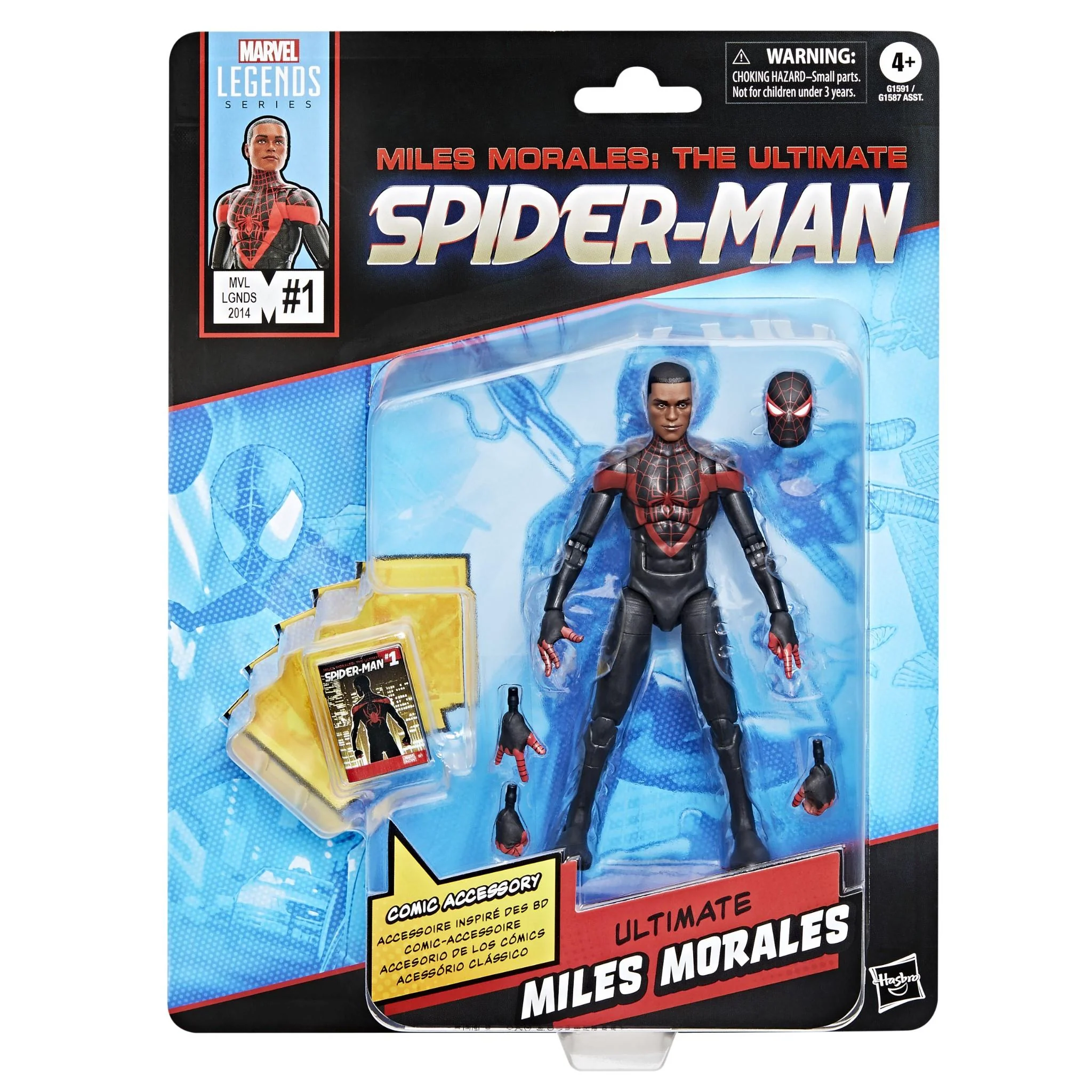 Marvel - Legends Series: Ultimate Miles Morales Spider-Man Figure - Image 4
