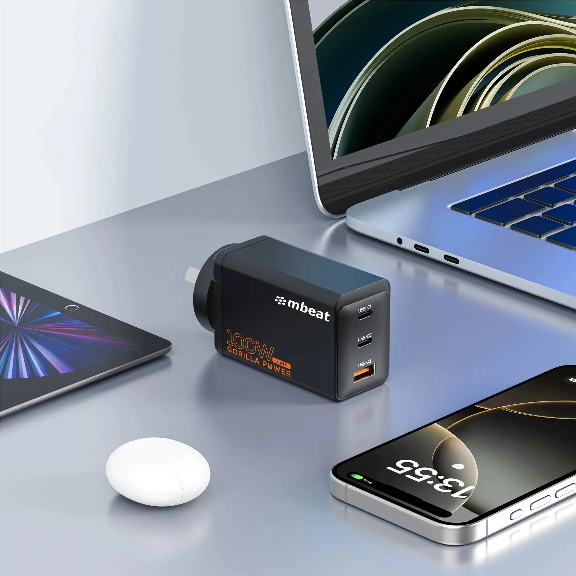 mbeat Gorilla Power PD 100W GaN II USB-C Charger - Image 4