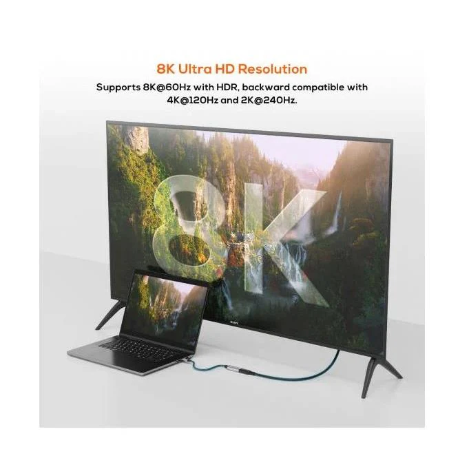 mbeat Tough Link 8K USB-C to HDMI Adapter (Space Grey) - Image 3