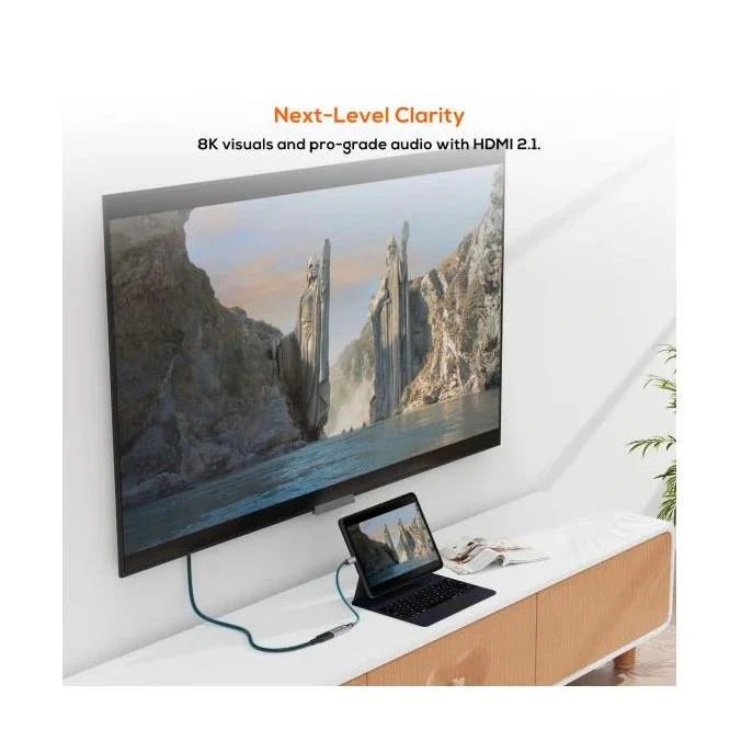mbeat Tough Link 8K USB-C to HDMI Adapter (Space Grey) - Image 4