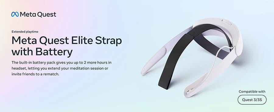 Meta Quest Elite Strap with Battery for 3/3S - Image 7