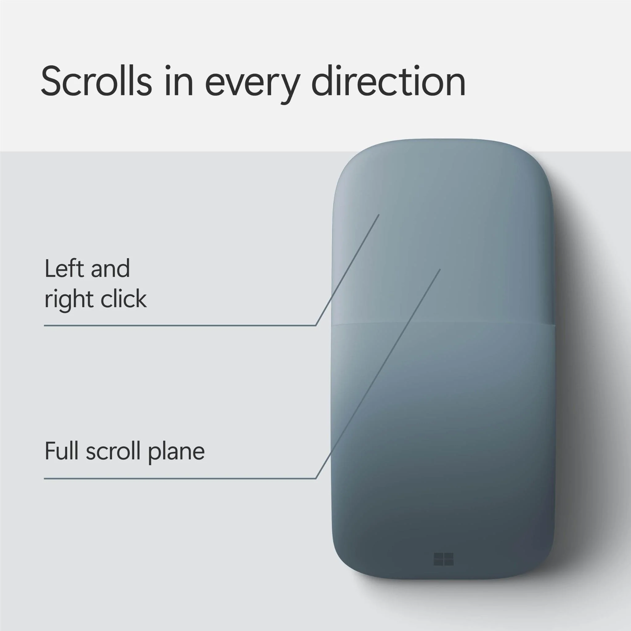 Microsoft Surface Arc Wireless Mouse (Ocean) - Image 7