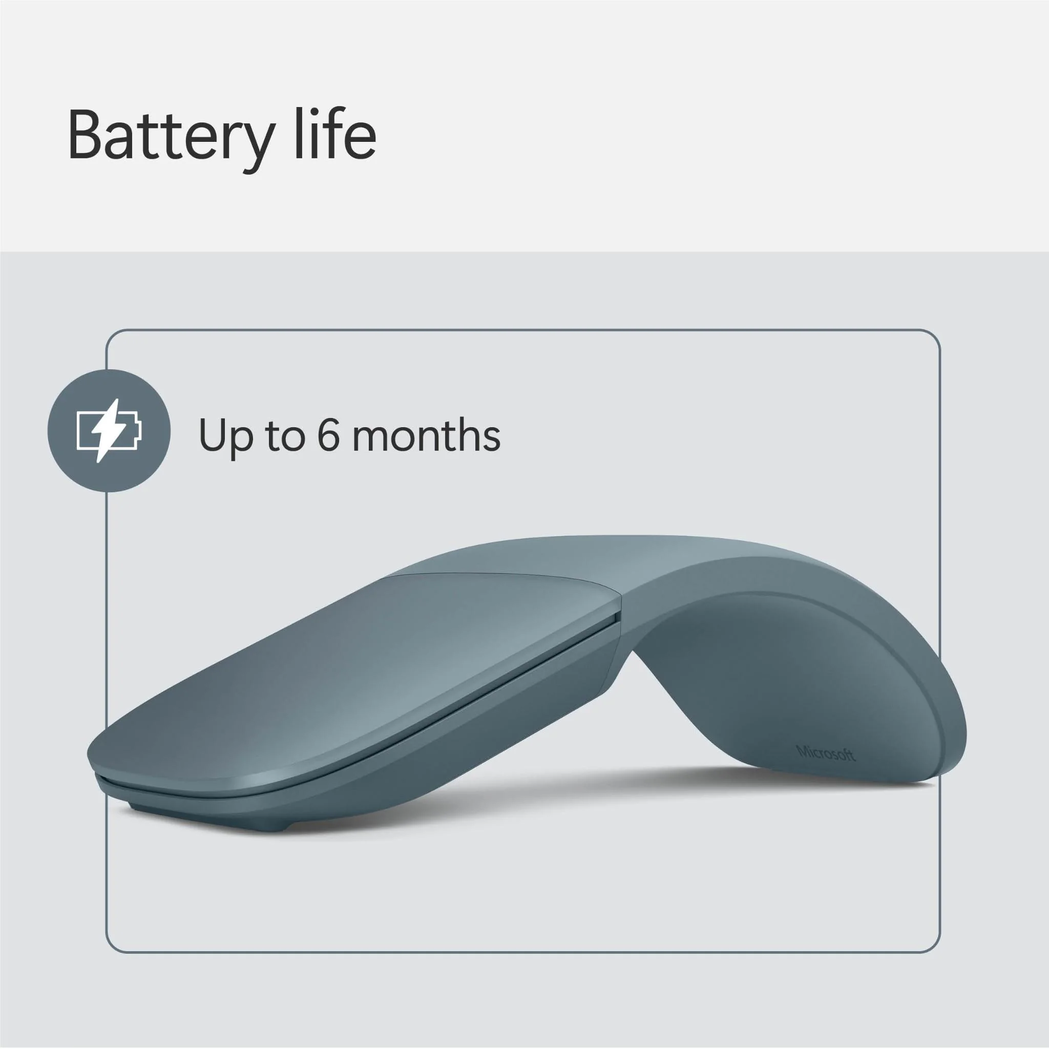 Microsoft Surface Arc Wireless Mouse (Ocean) - Image 8