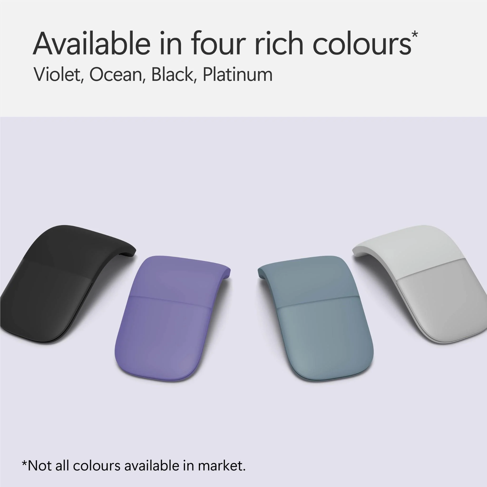 Microsoft Surface Arc Wireless Mouse (Violet) - Image 8
