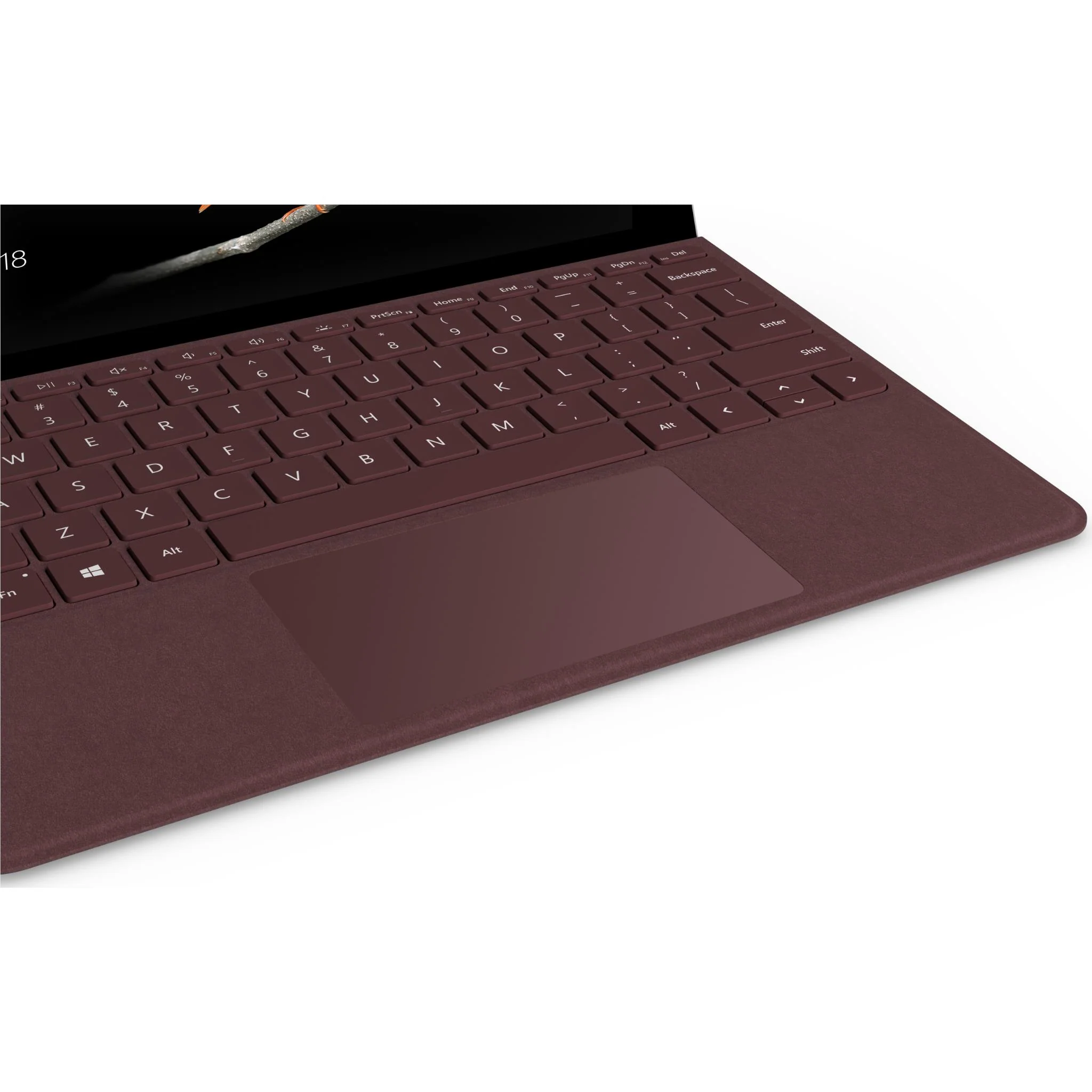 Microsoft Surface Go Signature Type Cover (Burgundy) - Image 2