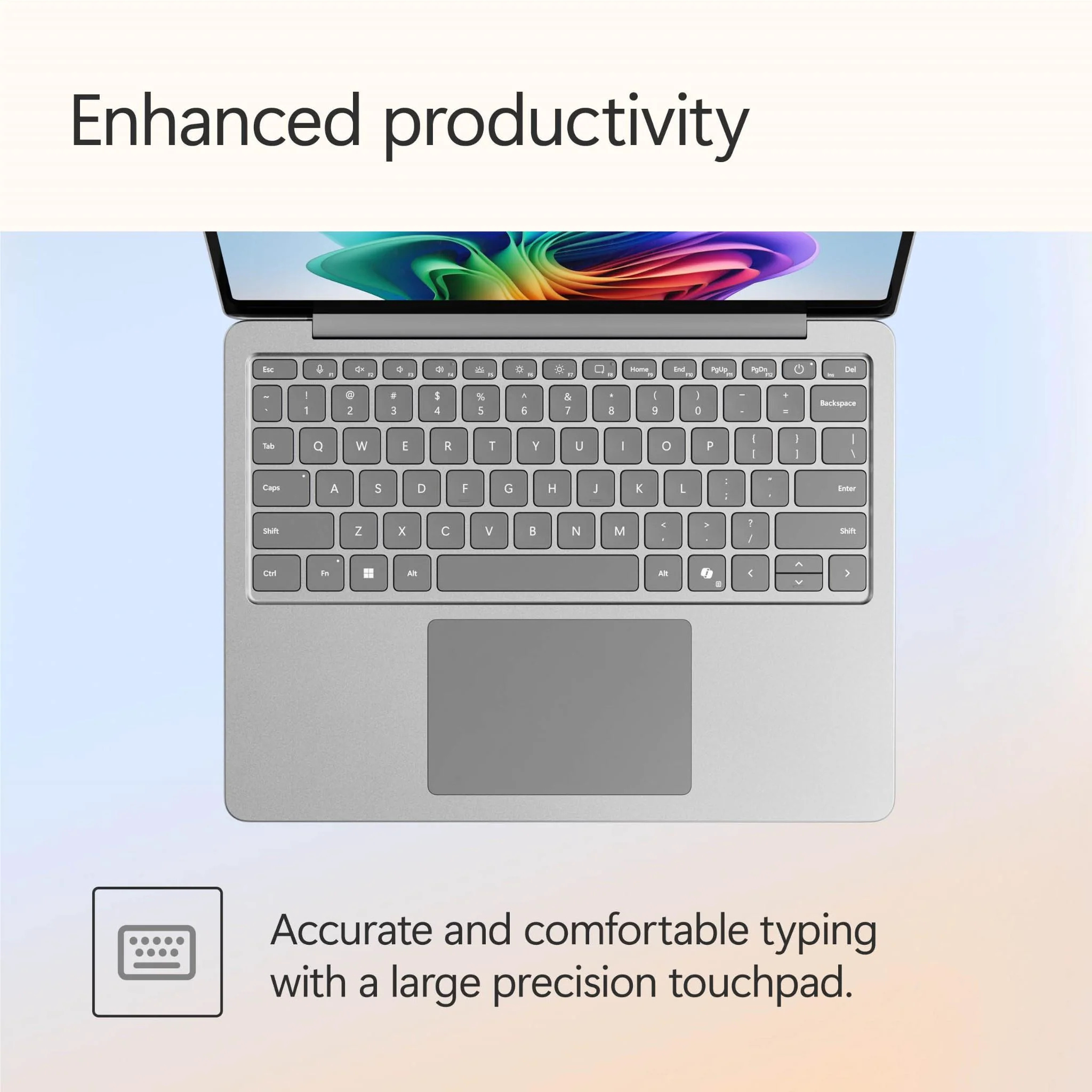 Microsoft Surface Laptop CoPilot+ PC 13" Snapdragon X Plus 8 core/16GB/512GB (Platinum) - Image 8