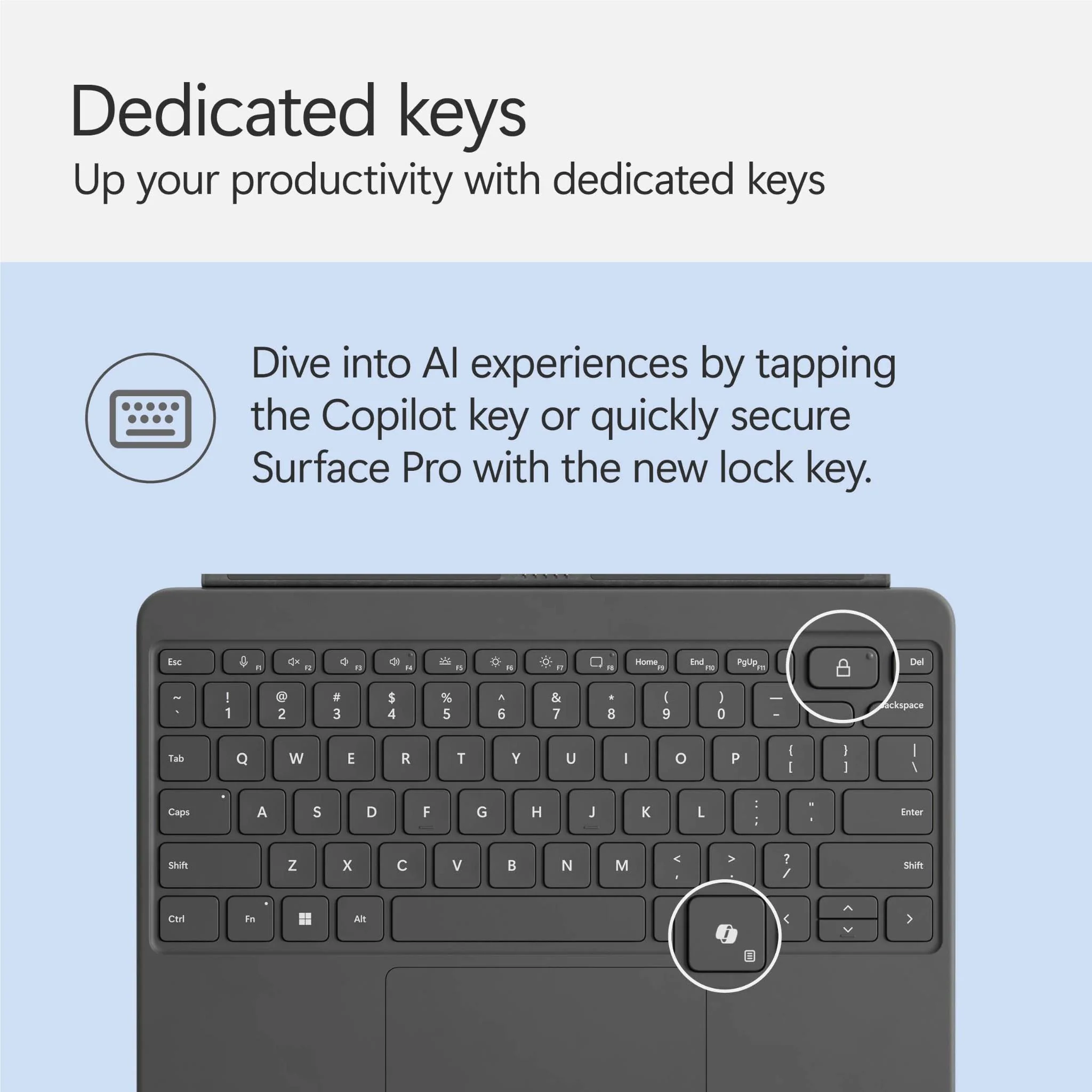 Microsoft Surface Pro 12-inch [1st Edition] Keyboard (Slate) - Image 6