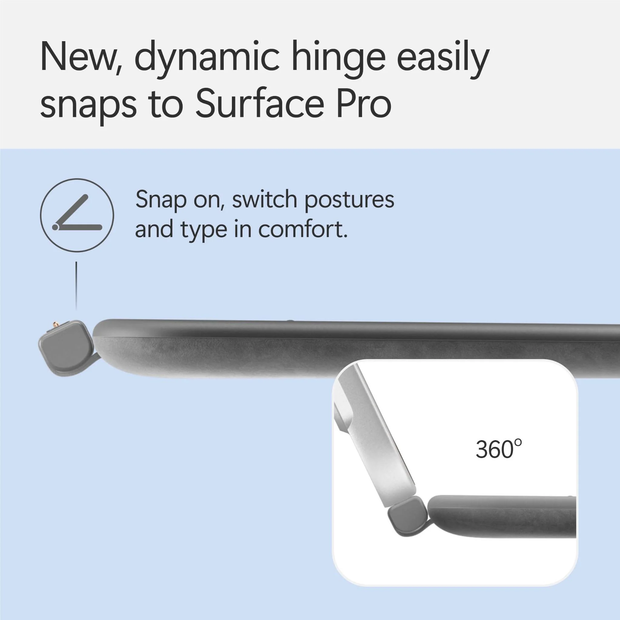 Microsoft Surface Pro 12-inch [1st Edition] Keyboard (Slate) - Image 9