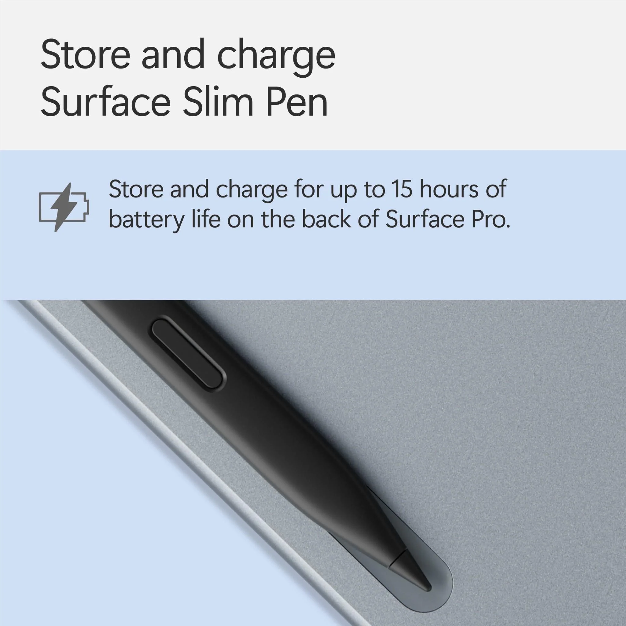 Microsoft Surface Pro 12-inch [1st Edition] Keyboard with Slim Pen (Ocean) - Image 12