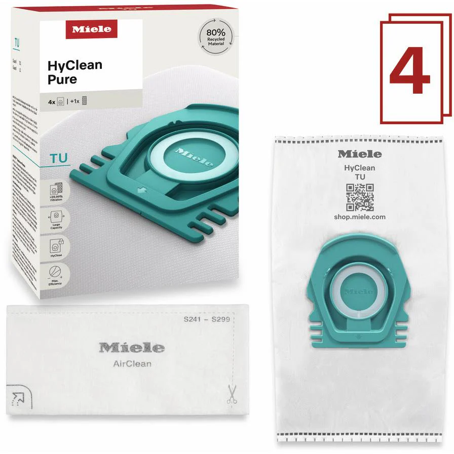 Miele HyClean Pure TU for Guard Dust Bags for S1 & L1 Models Terra Red - Image 2