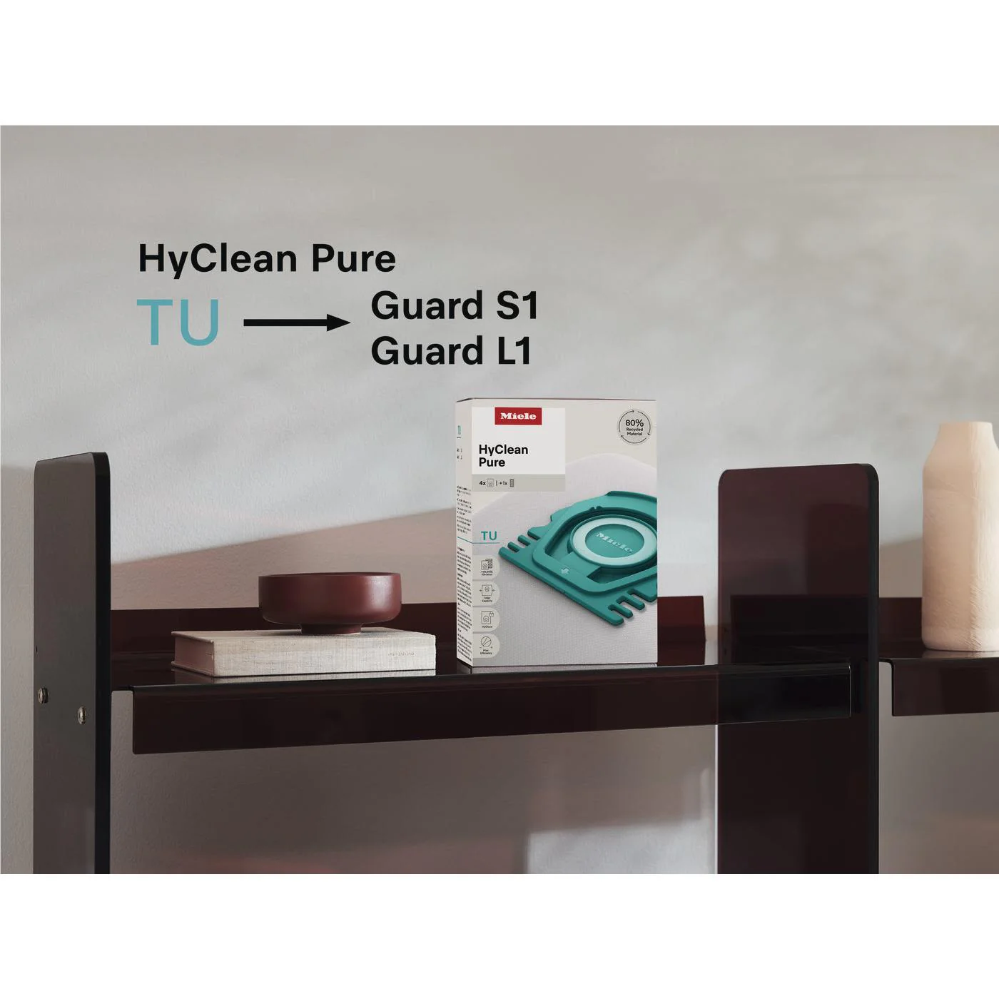 Miele HyClean Pure TU for Guard Dust Bags for S1 & L1 Models Terra Red - Image 3