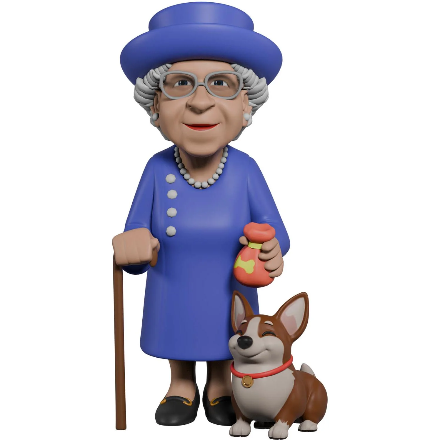 Minix: Queen Elizabeth II (With Corgi)