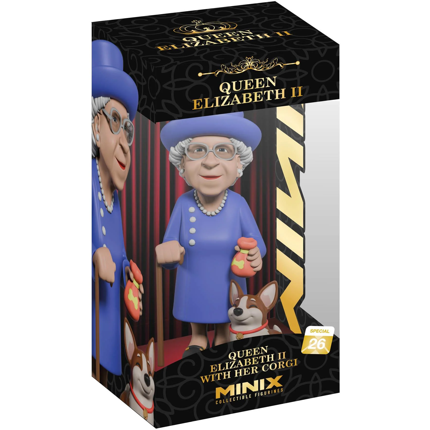 Minix: Queen Elizabeth II (With Corgi) - Image 2