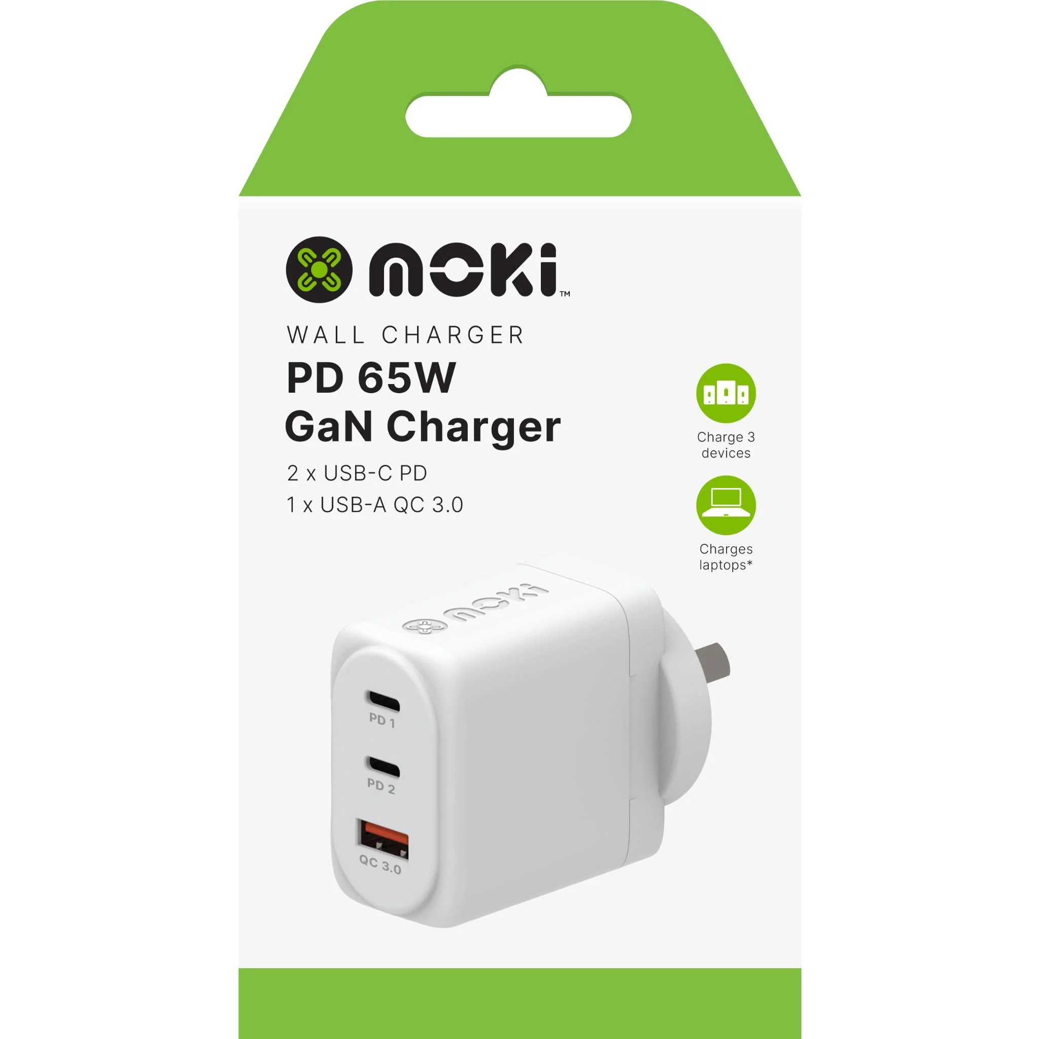 Moki PD 65W GaN Wall Charger - Image 3