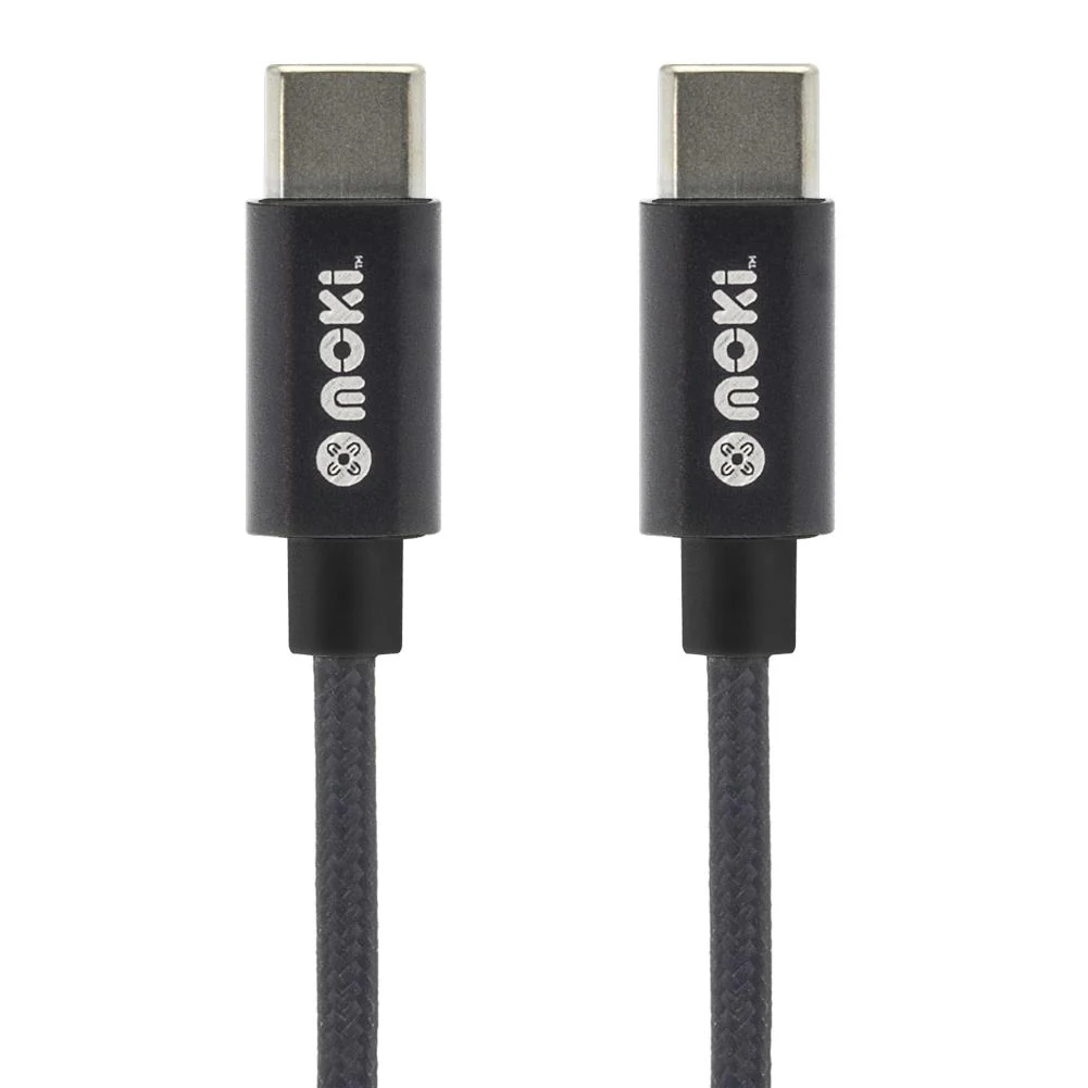 Moki USB-C Braided SynCharge Cable (90cm)