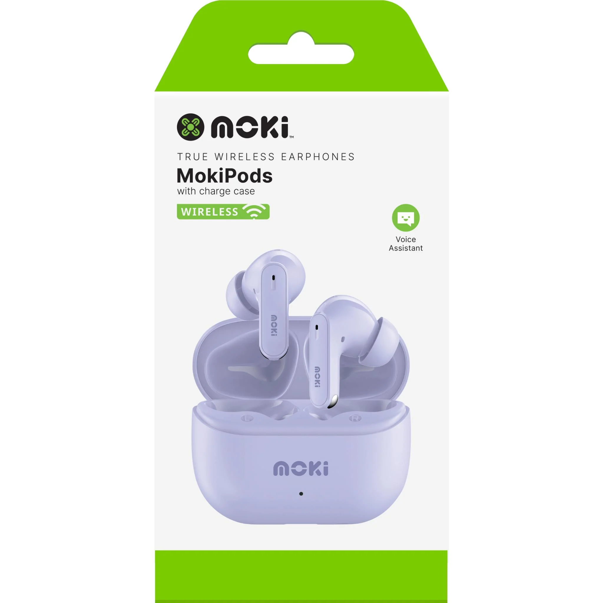 MokiPods True Wireless Stereo Earphones (Lavender) - Image 5