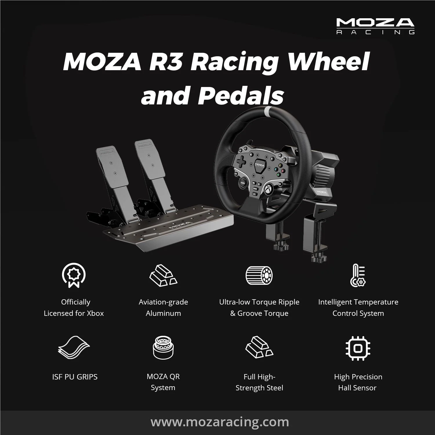 Moza Racing R3 Direct Drive Racing Simulator Bundle for Xbox & PC - Image 12