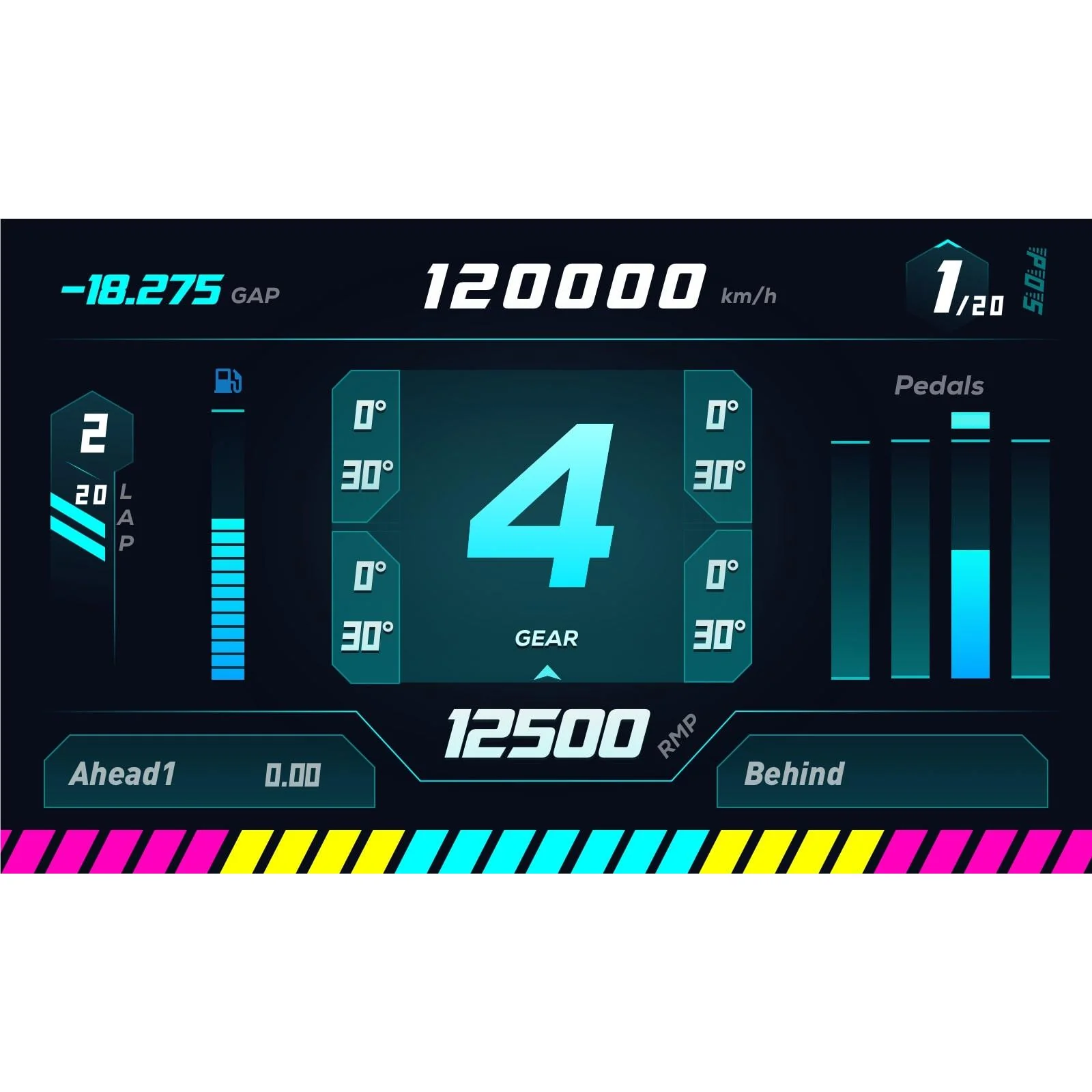 MOZA Racing RM High-Definition Digital Dashboard - Image 6