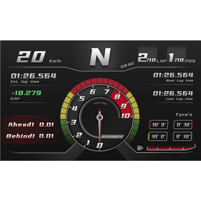 MOZA Racing RM High-Definition Digital Dashboard - Image 8