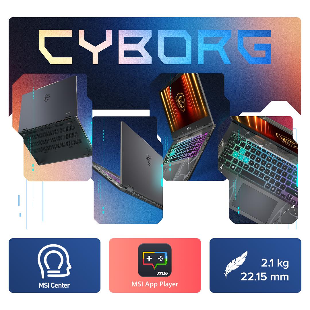 MSI Cyborg 15 15.6" FHD 144Hz Gaming Laptop (Intel Core 5) [GeForce RTX 5050] - Image 5