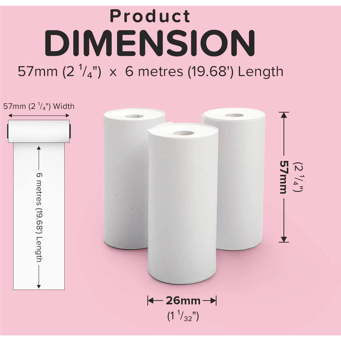 myFirst Thermal Paper for Insta 20 Kids Camera - Image 3