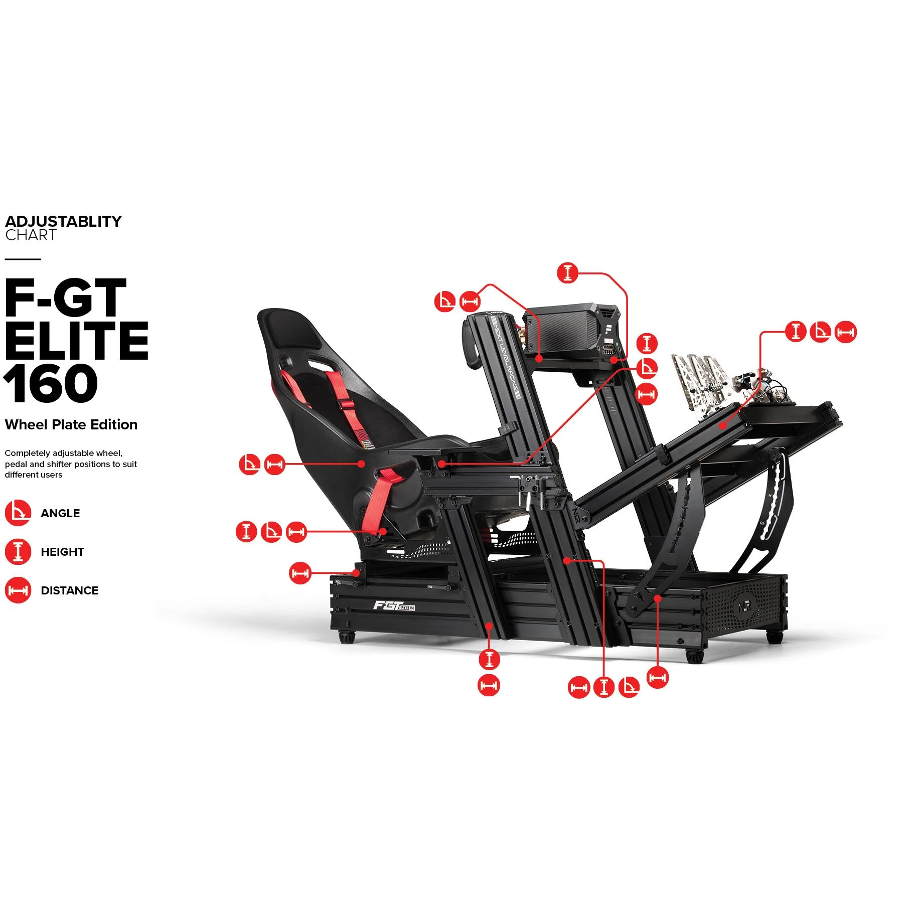Next Level Racing F-Gt Elite 160 (Wheel Plate Edition) - Image 10