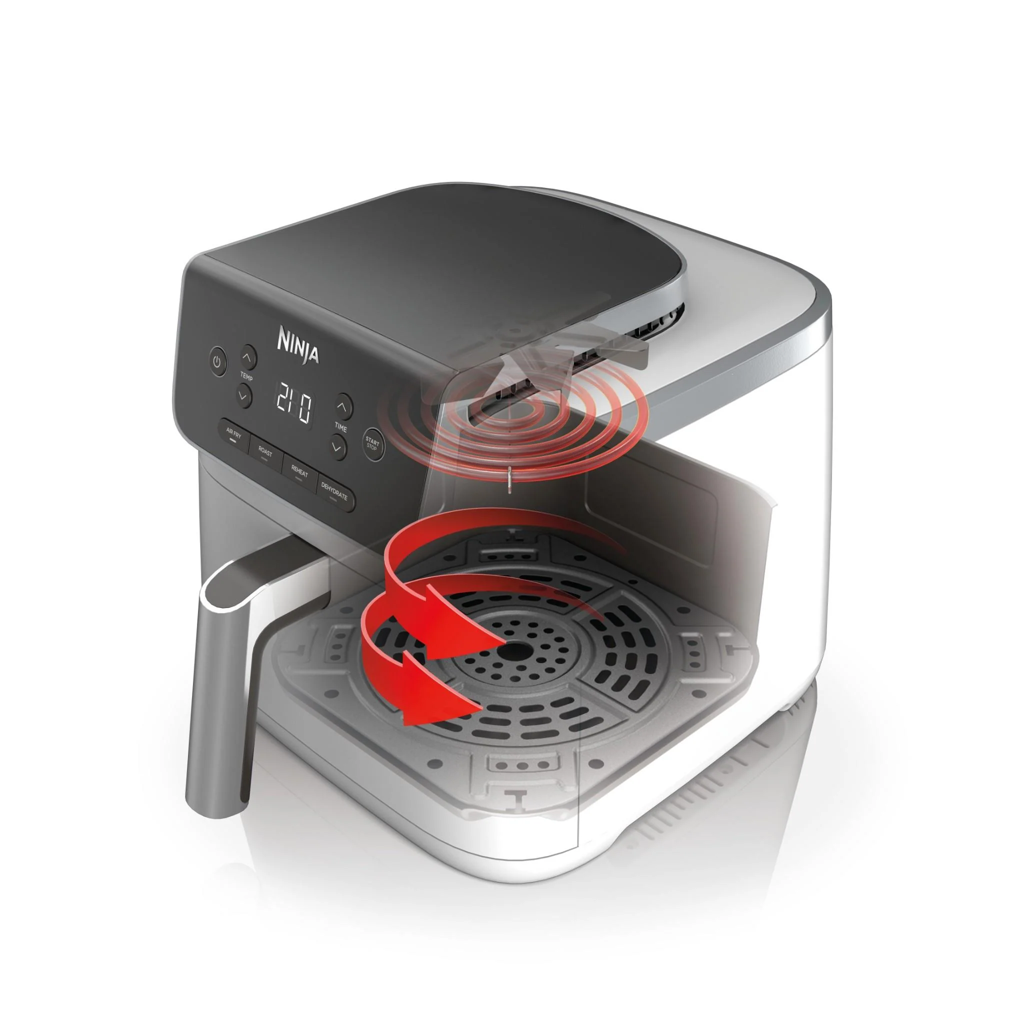 Ninja AF141 4.7L Air Fryer Pro (White) - Image 8