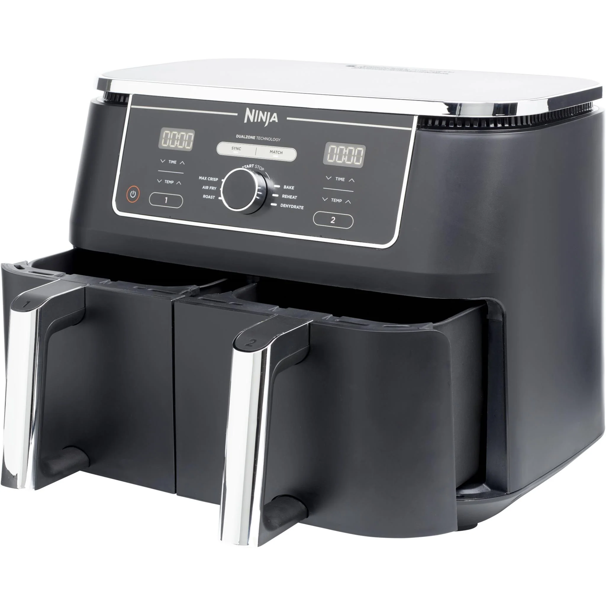 Ninja Foodi XXXL Dual Zone 9.5L Air Fryer (Silver/Black) - Image 3