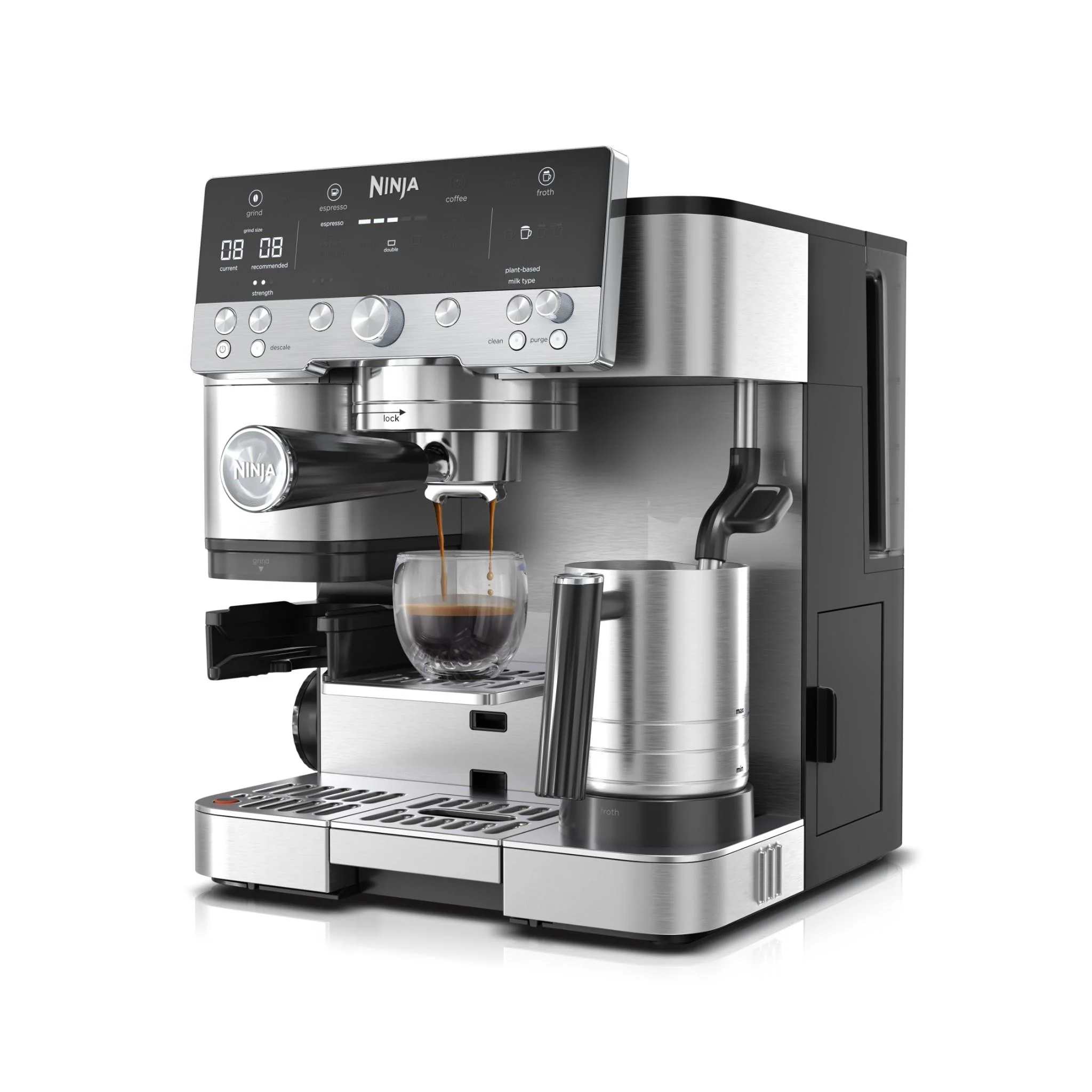 Ninja Luxe Café Espresso Machine (Stainless Steel) - Image 2