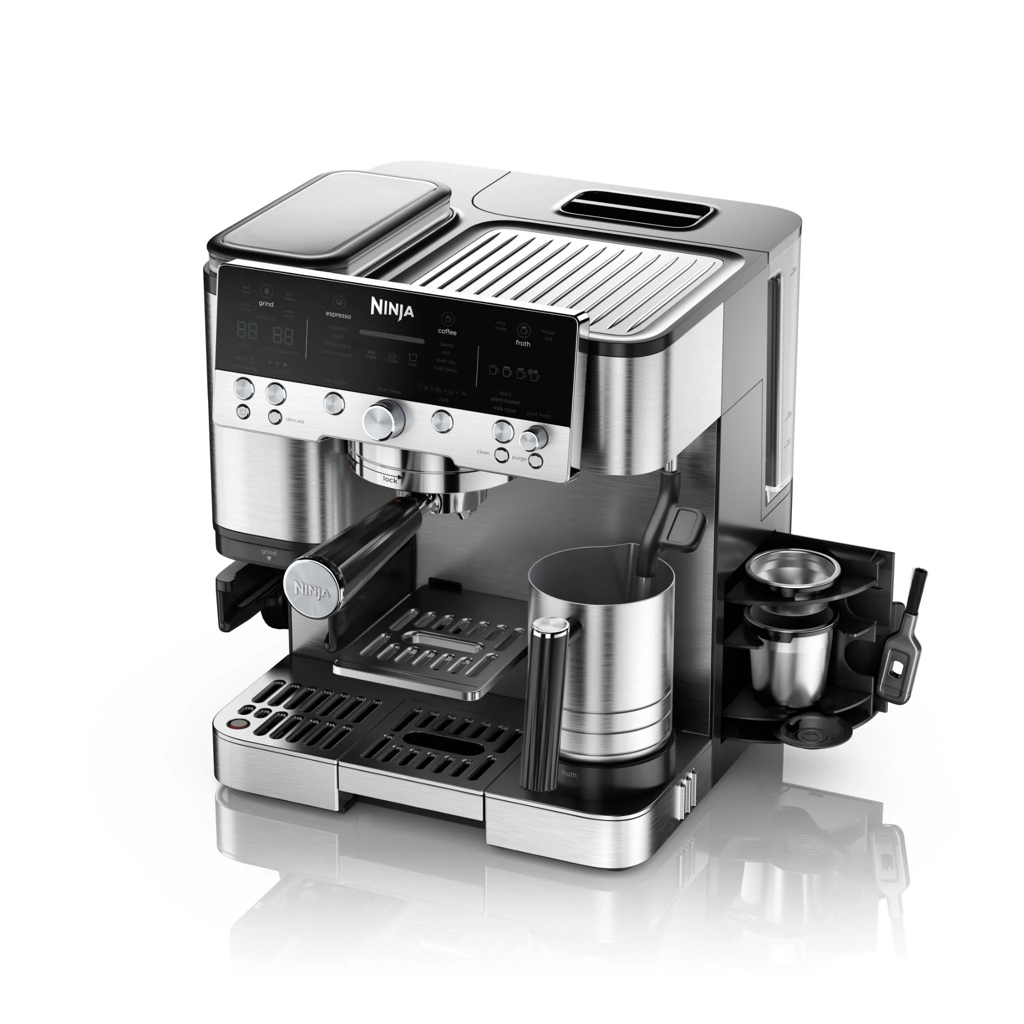 Ninja Luxe Café Espresso Machine (Stainless Steel) - Image 3