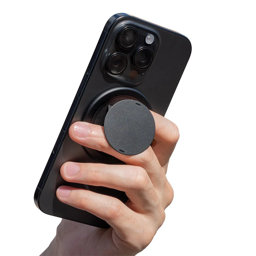 OhSnap! Snap 5 Magnetic Phone Grip & Stand (Boring Black) - Image 2