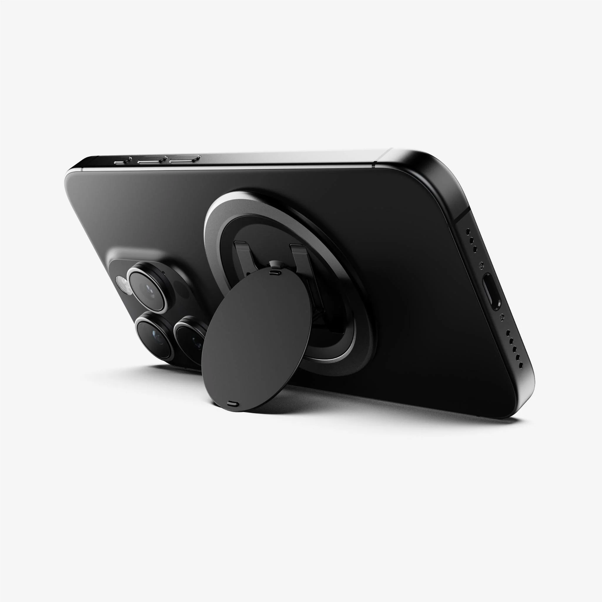 OhSnap! Snap 5 Magnetic Phone Grip & Stand (Boring Black) - Image 4