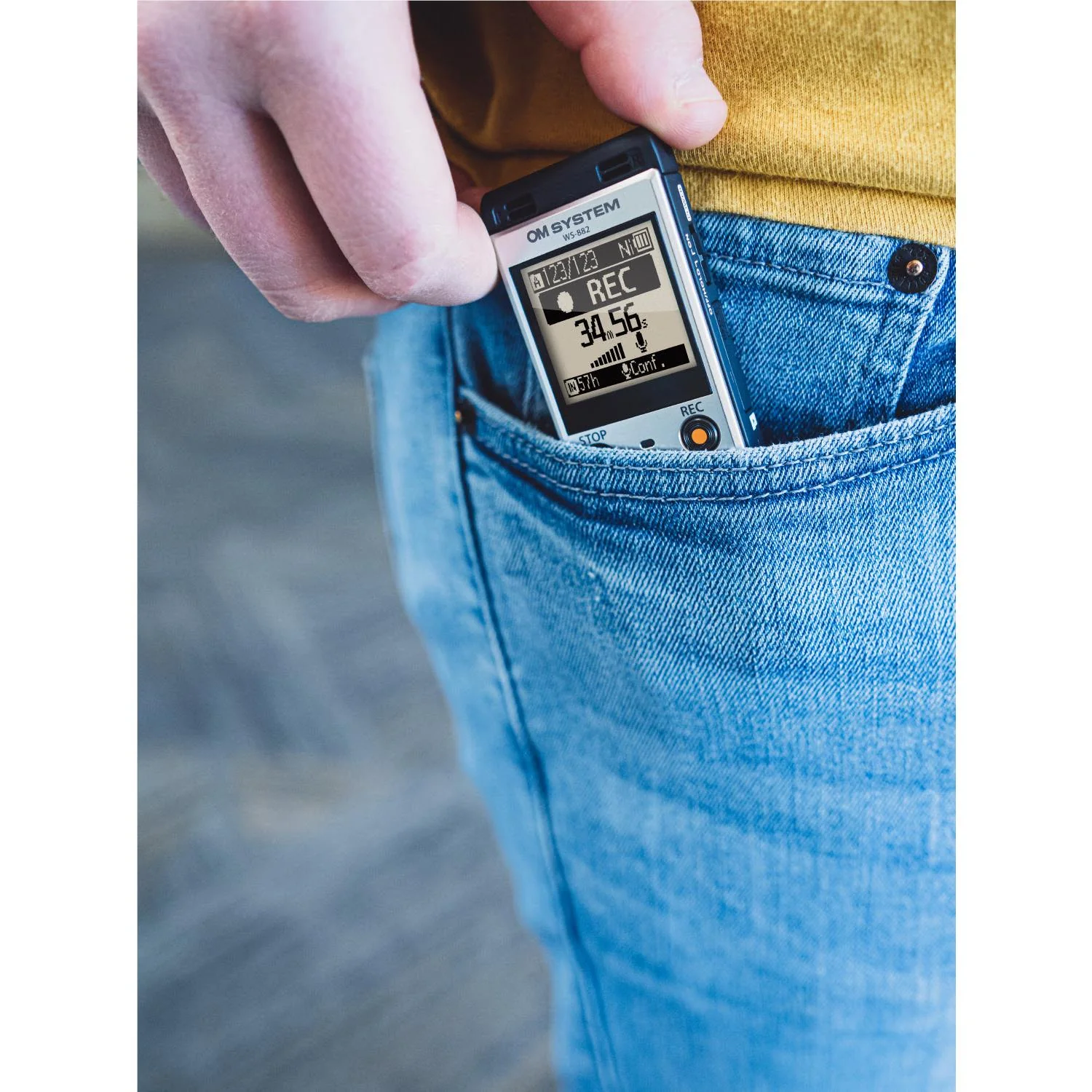OM System WS-882 Voice Recorder (4GB) - Image 4