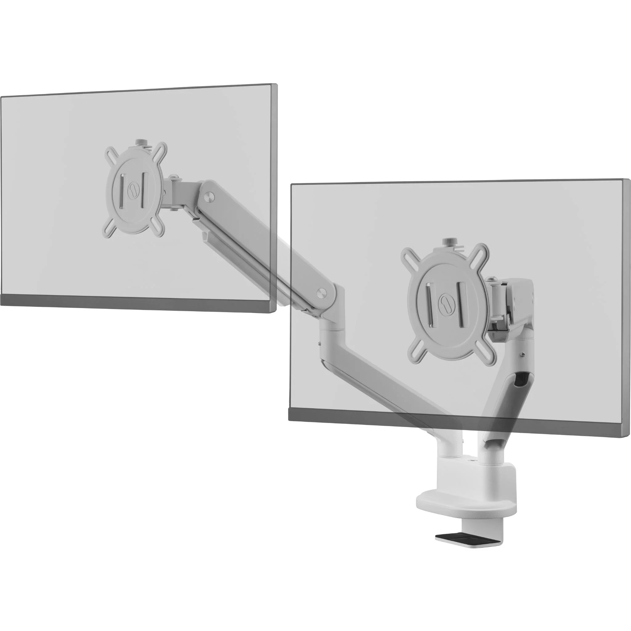 One For All Solid series Dual Monitor Arm (White) - Image 8