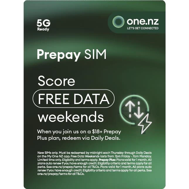 One NZ Prepay Trio SIM Card