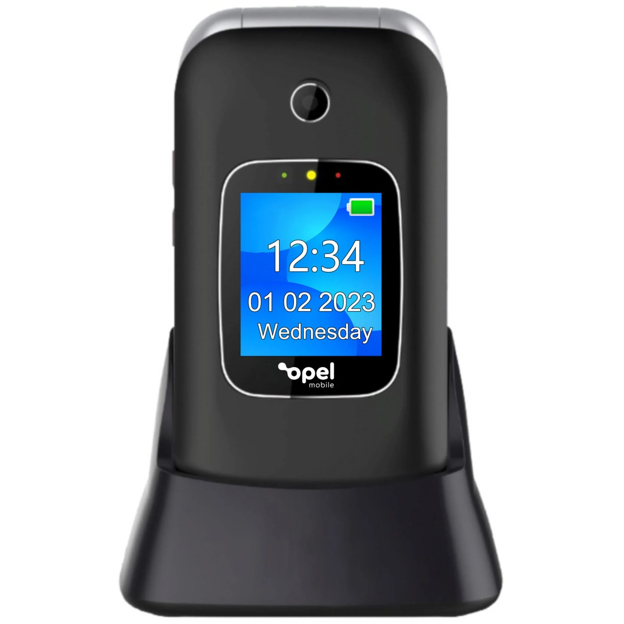 Opel Mobile FlipPhone 6 4G (Black/Grey) - Image 5