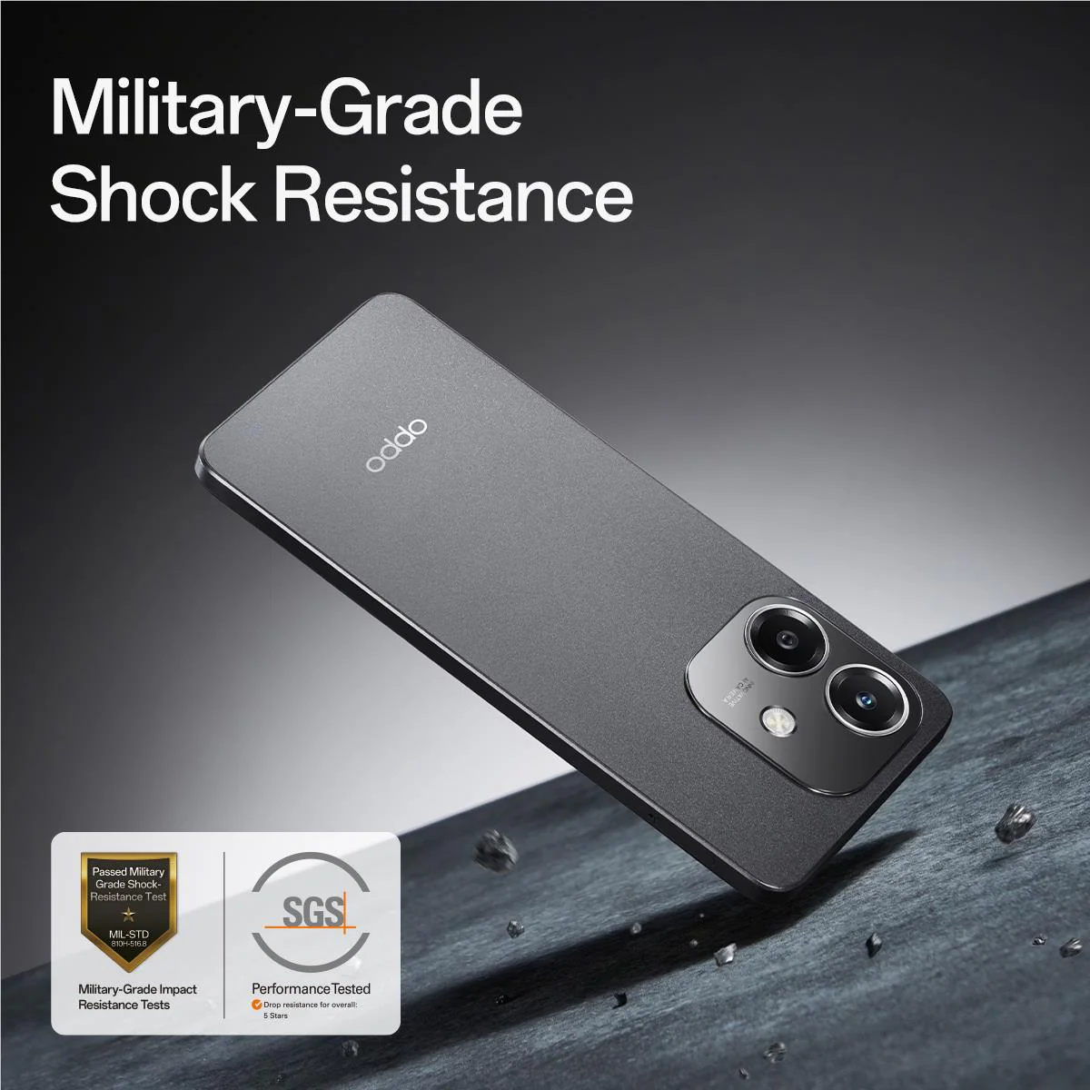 OPPO A40 4G 128GB (Sparkling Black) - Image 3