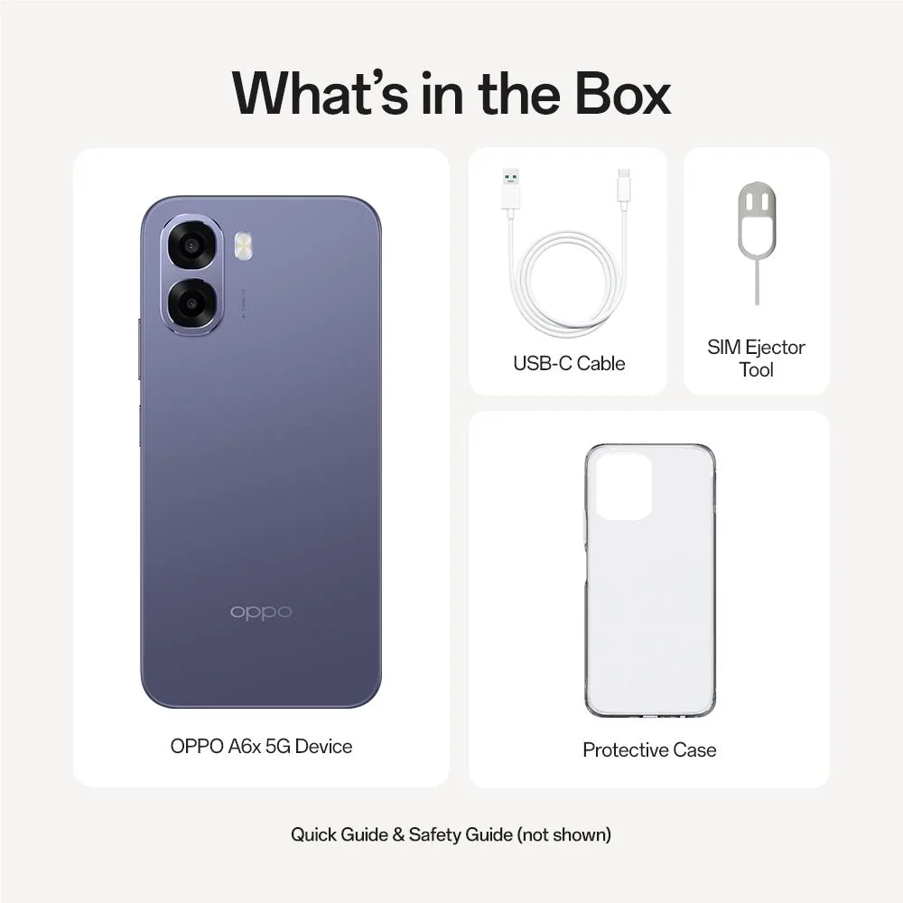 OPPO A6X 5G 128GB (Black Purple) - Image 10