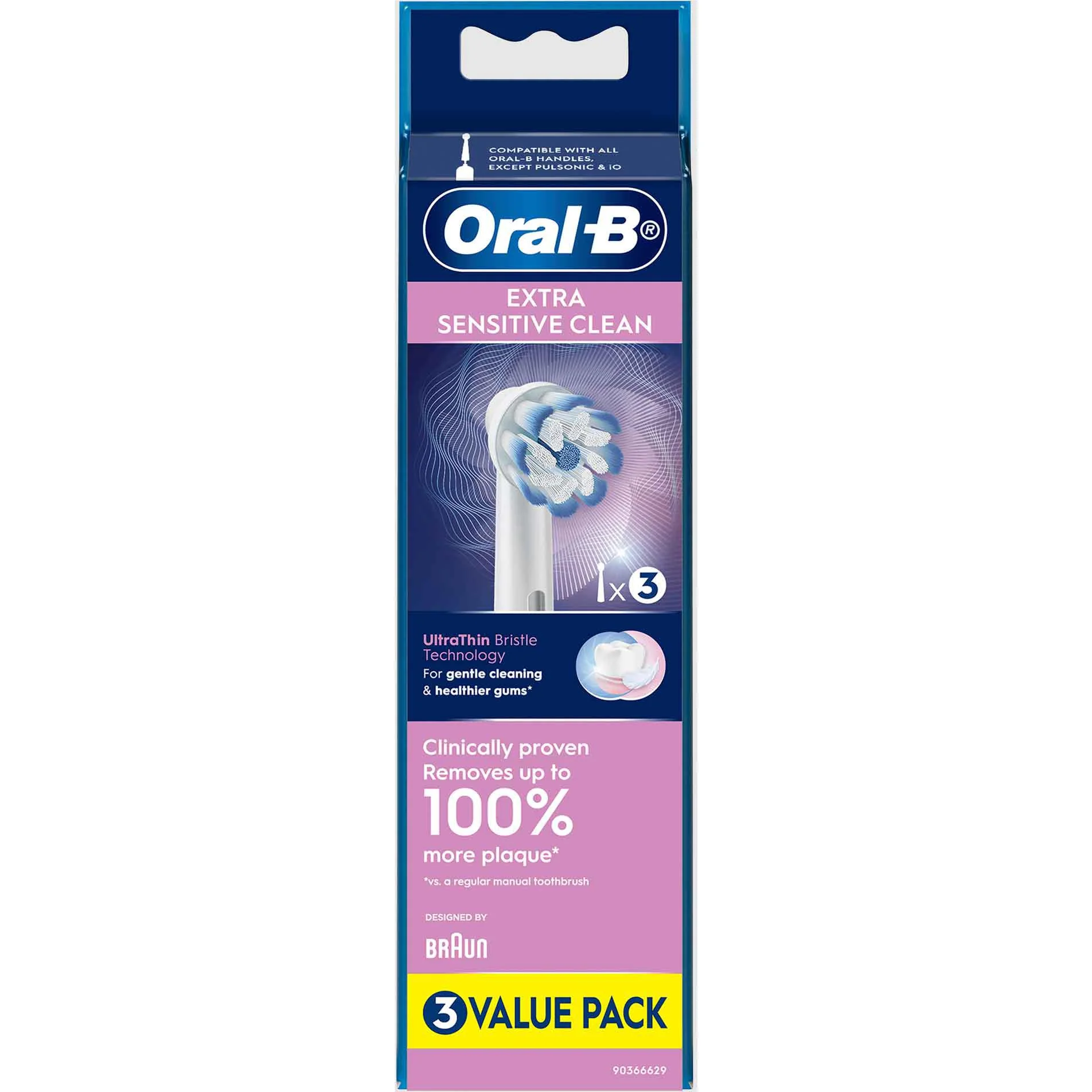 Oral B EB60 Extra Sensitive Refills (3 pack) - Image 2