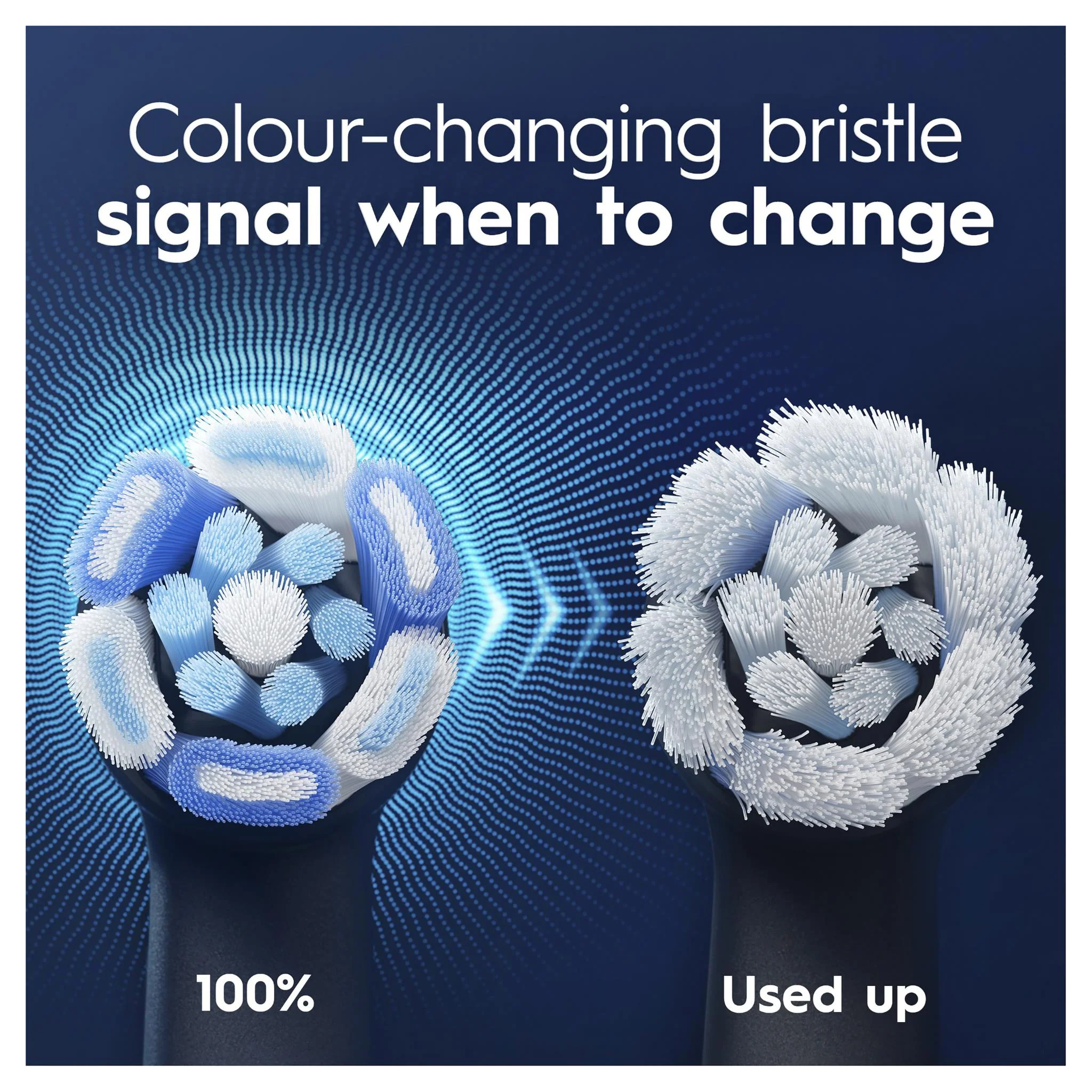 Oral-B iO Brush Head Refill 2 Pack (Black) - Image 4