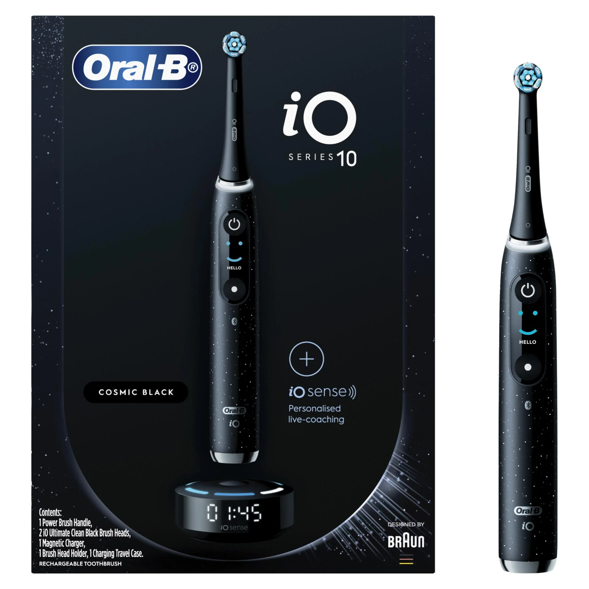 Oral-B IO Series 10 Toothbrush (Cosmic Black) - Image 9
