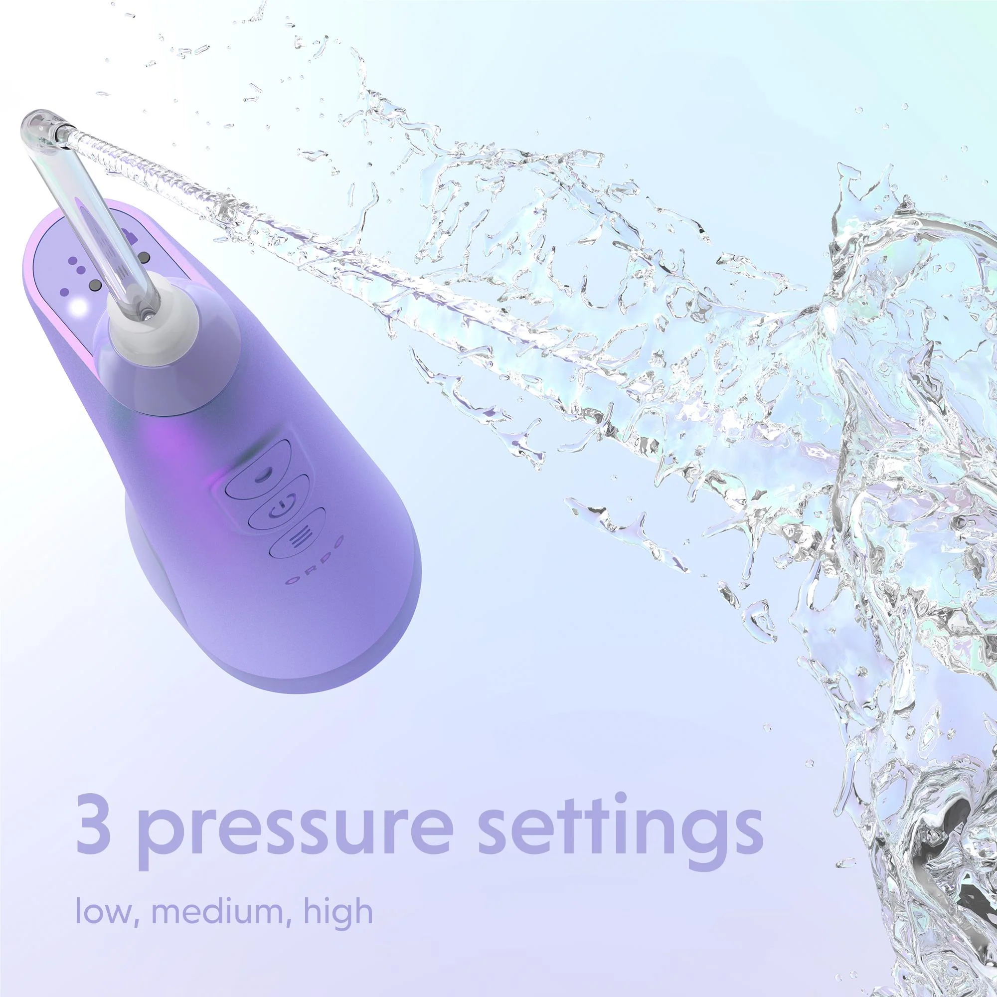 Ordo Hydro Sonic+ Water Flosser (Pearl Violet) - Image 3