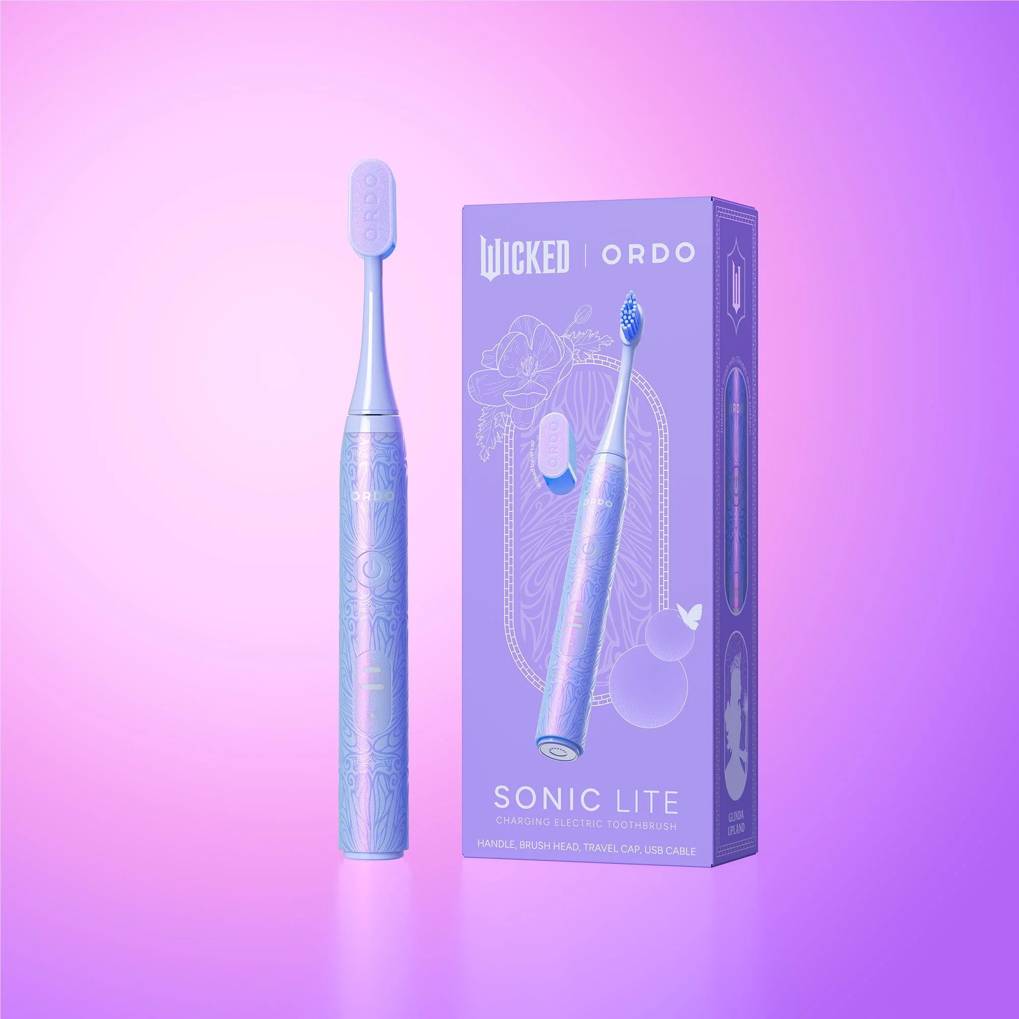Ordo Sonic Lite Electric Toothbrush (Wicked - Glinda Upland) - Image 2