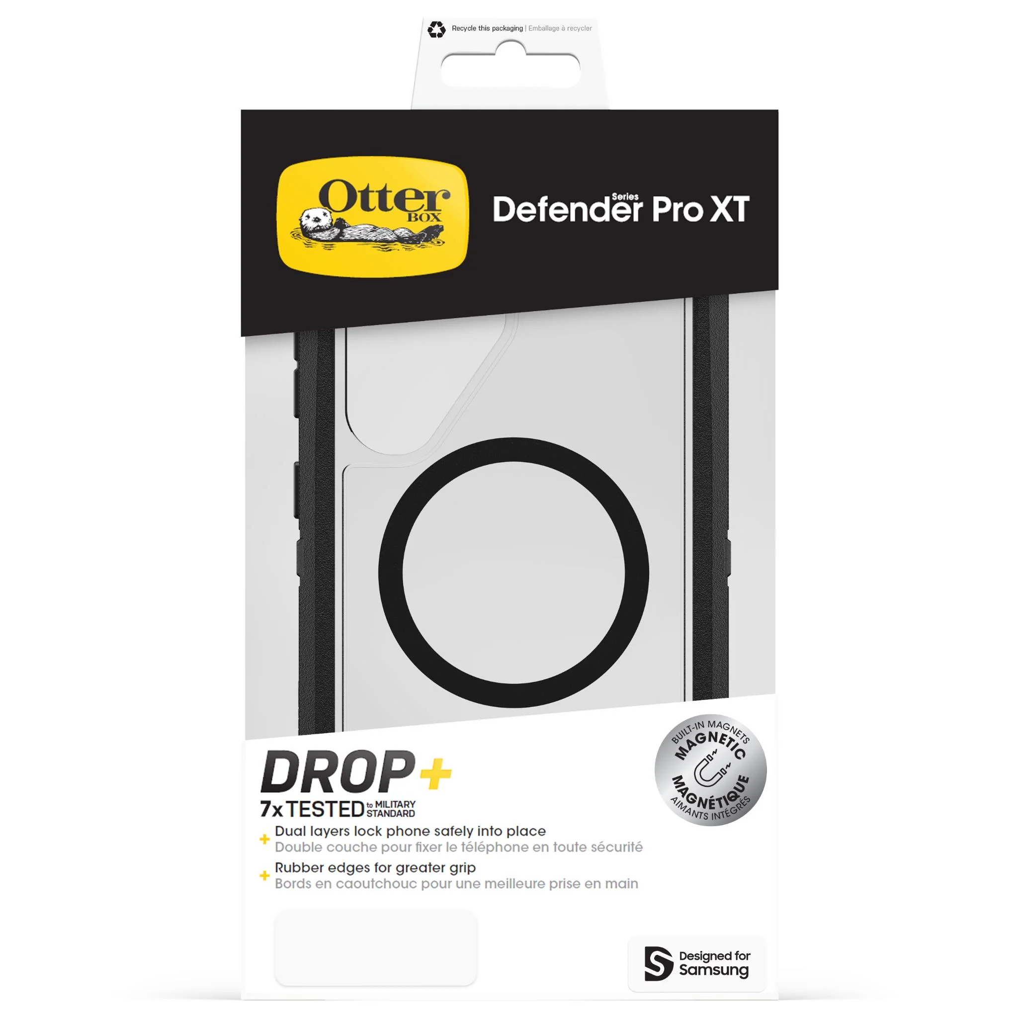 OtterBox Defender XT Magnets Case for Samsung Galaxy S25 Ultra (Dark Side) - Image 4