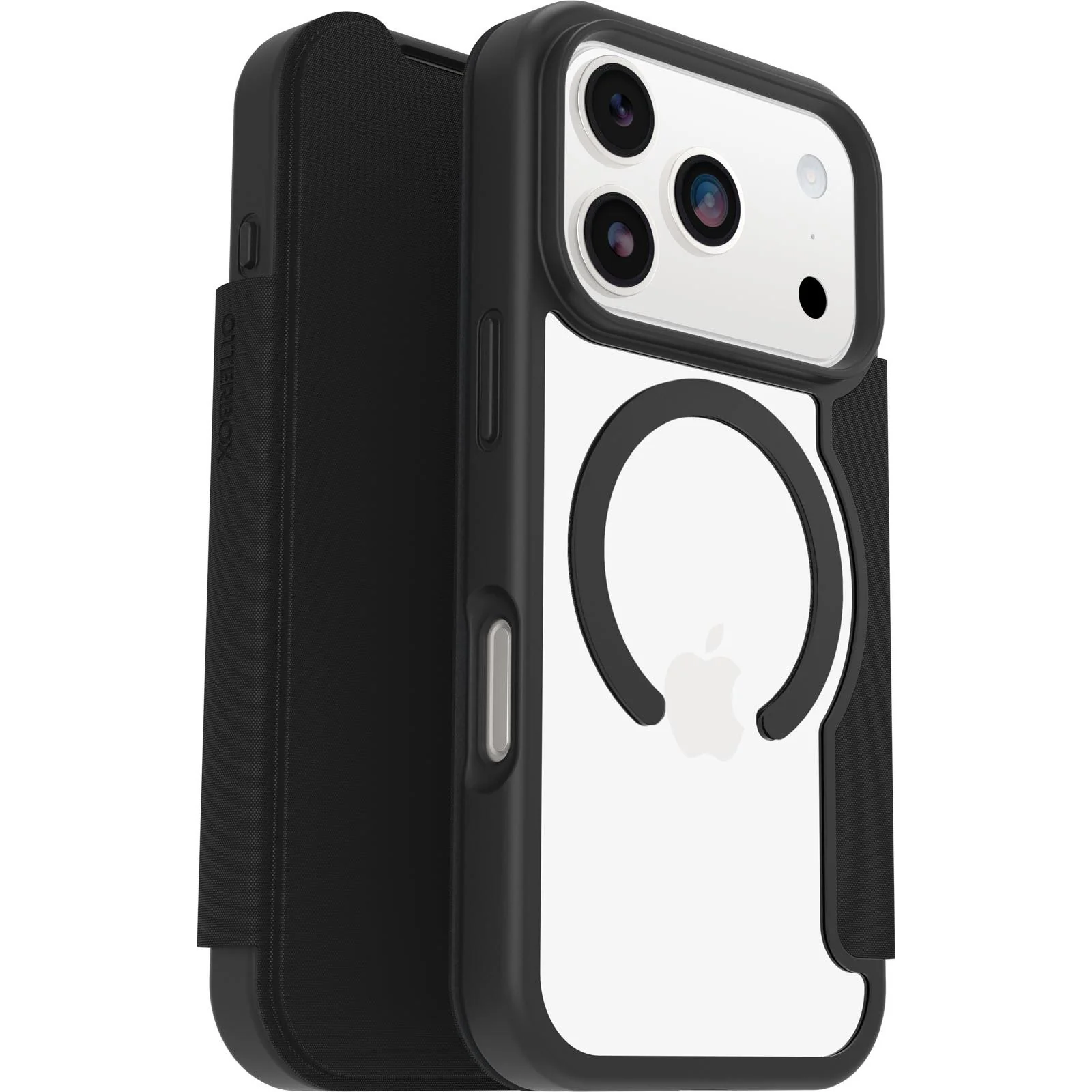 Otterbox React Folio MagSafe Case for iPhone 17 Pro (Black Crystal) - Image 5