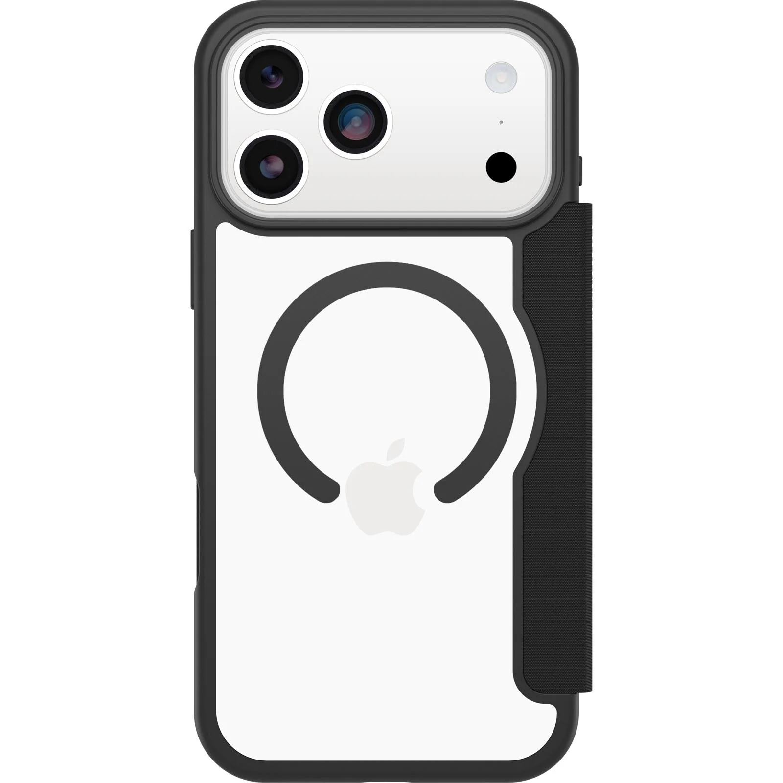 Otterbox React Folio MagSafe Case for iPhone 17 Pro Max (Black Crystal)