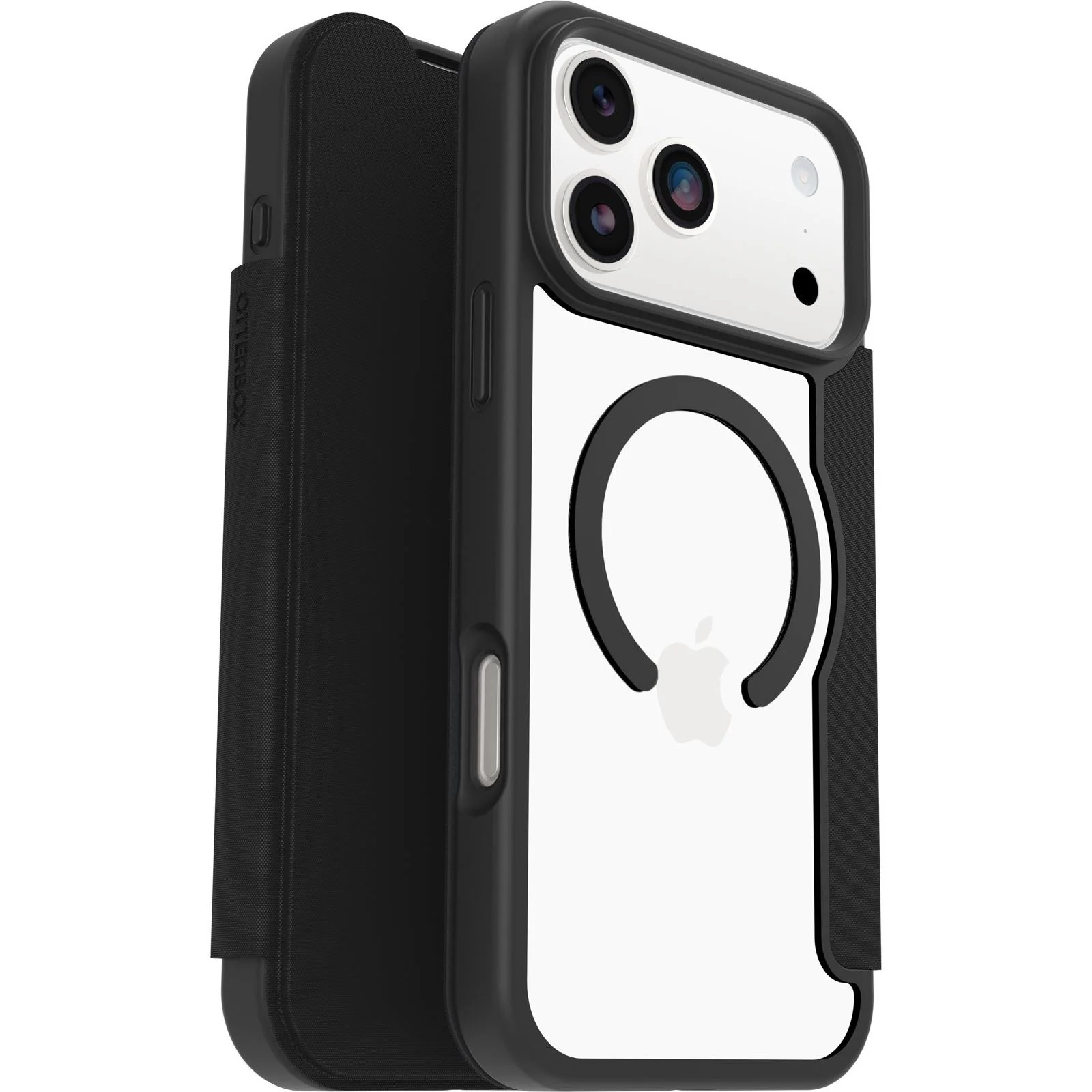 Otterbox React Folio MagSafe Case for iPhone 17 Pro Max (Black Crystal) - Image 2