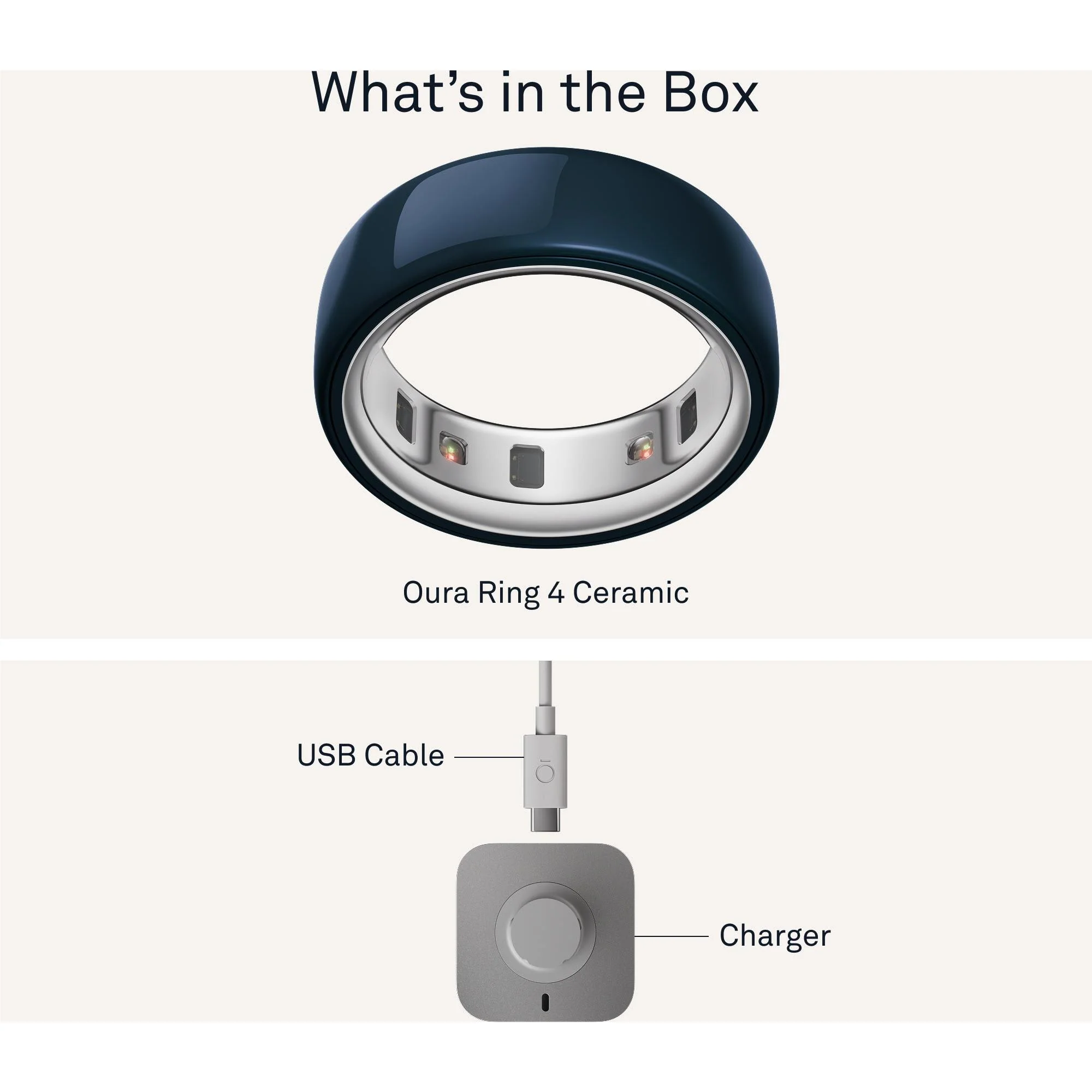 Oura Ring 4 Ceramic [Size 10] (Midnight) - Image 8